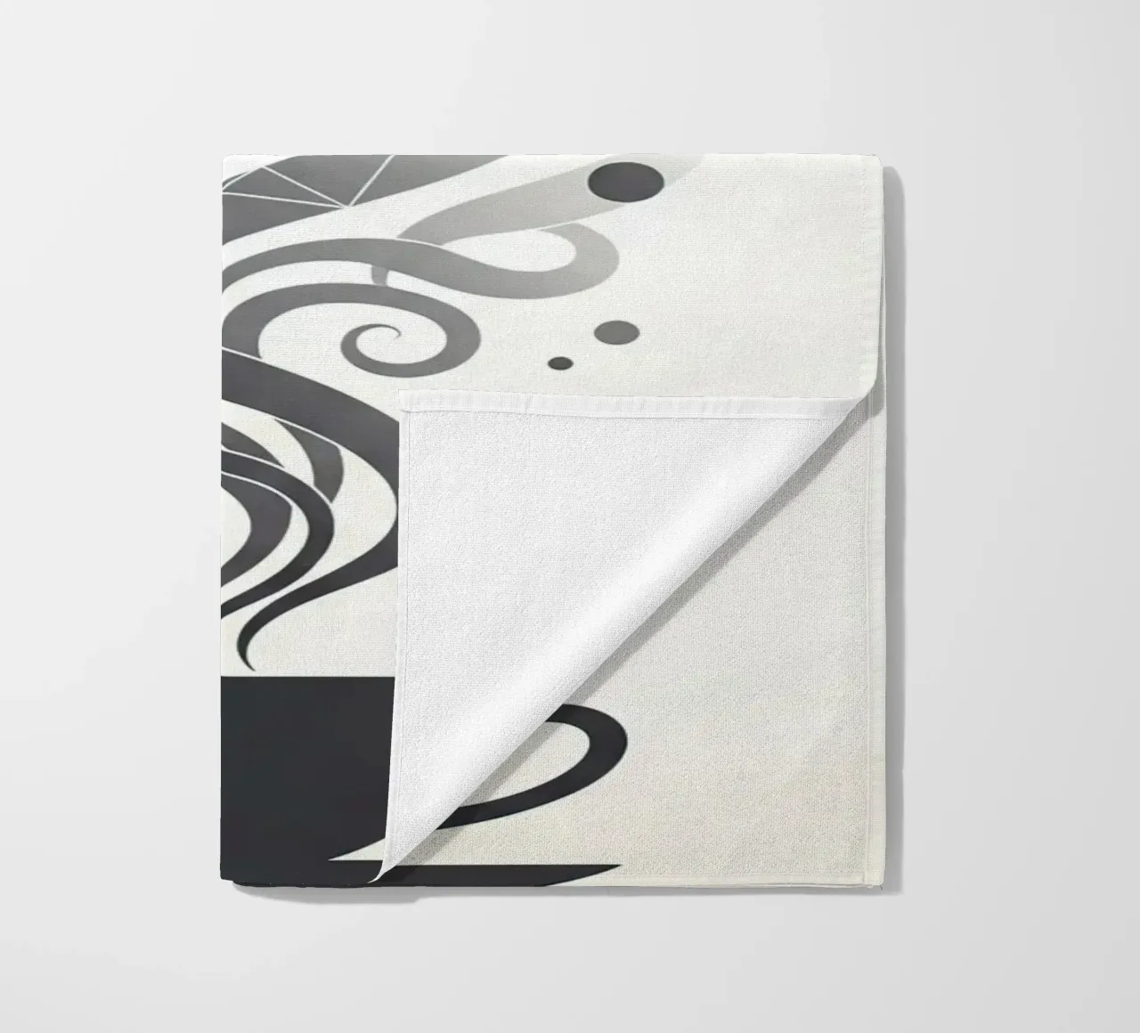 rising steam beach towel by LIFESTYLE OBJECTS