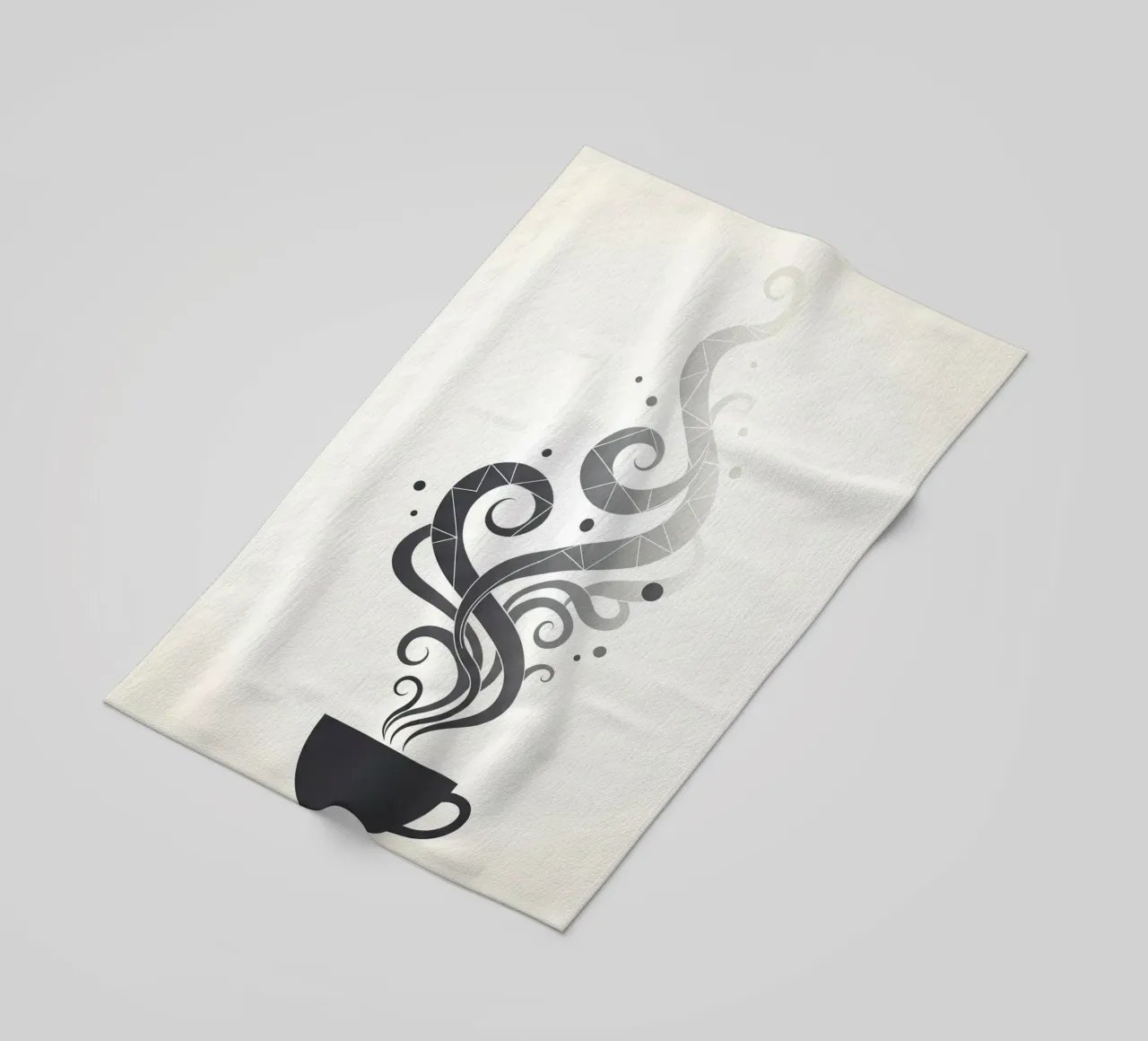 rising steam beach towel by LIFESTYLE OBJECTS
