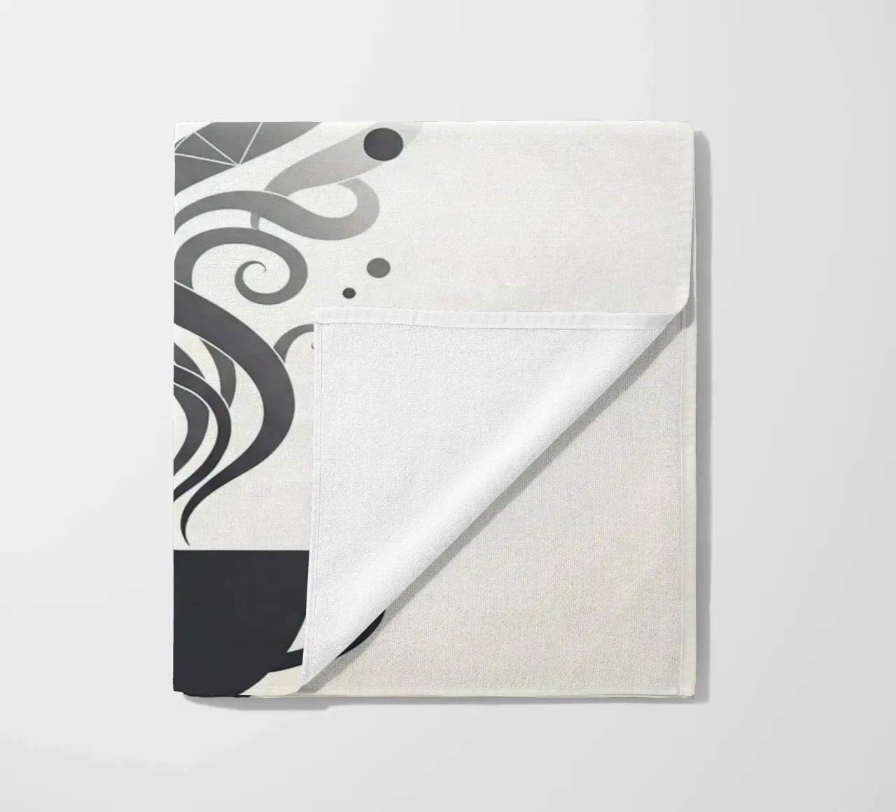 rising steam beach towel by LIFESTYLE OBJECTS