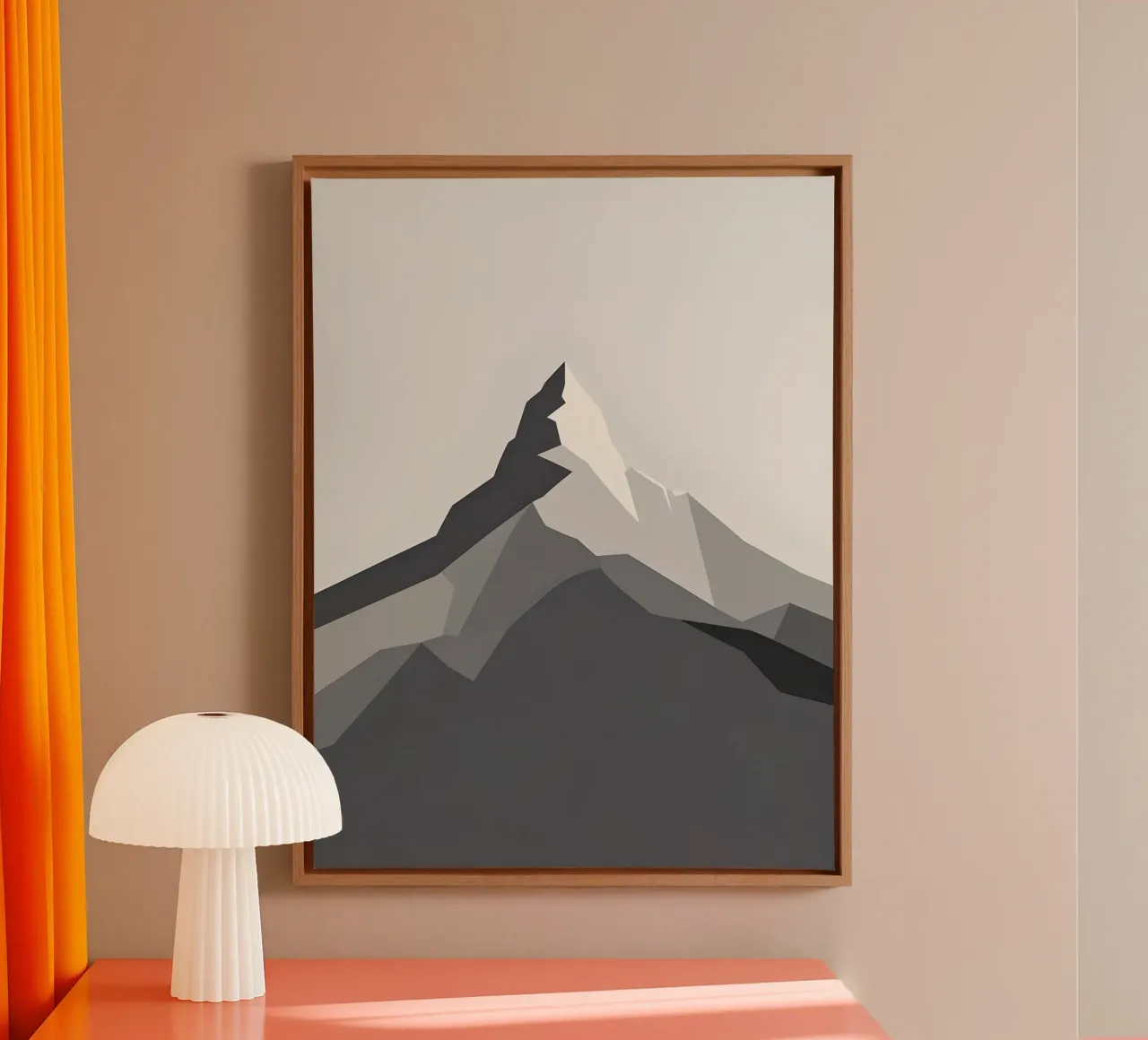 Mountain - Zero Shadow canvas by LIFESTYLE OBJECTS