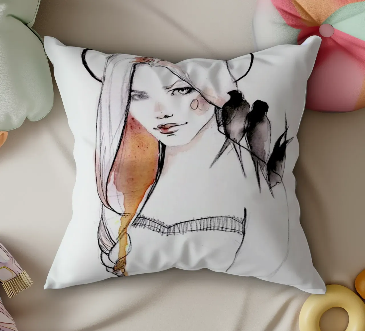Dreamy cuscino da Ina Stanimirova