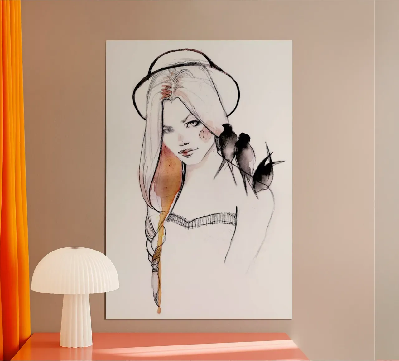 Dreamy poster con telaio in plastica da Ina Stanimirova