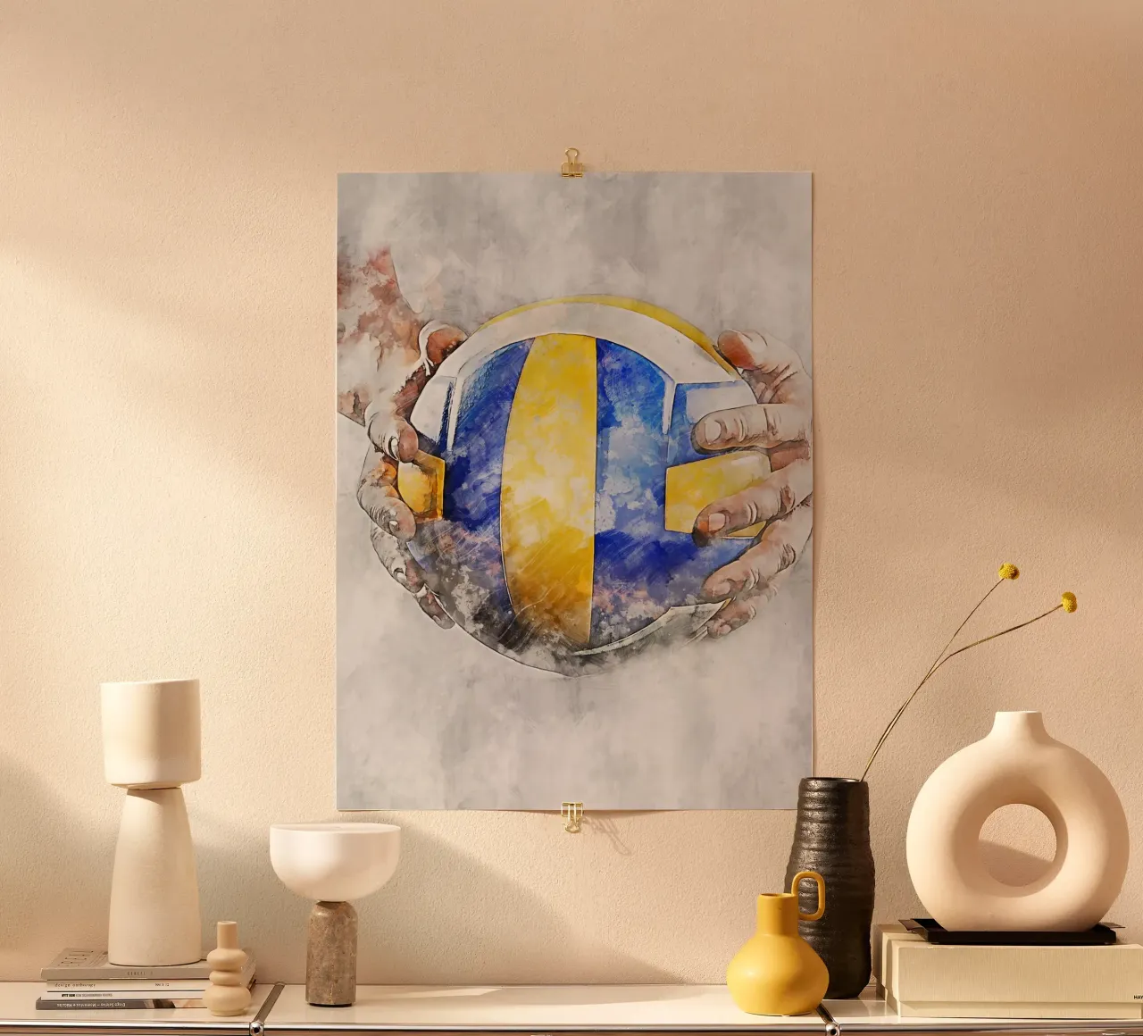 Volleyball - ball hahnemühle by Mateo