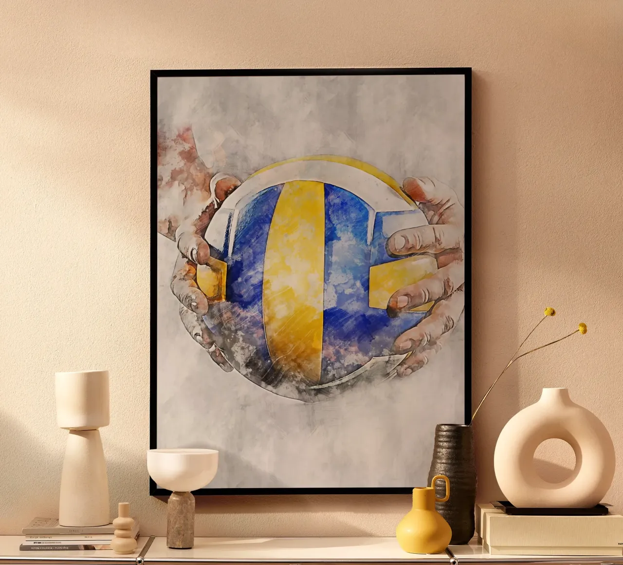 Volleyball - ball hahnemühle by Mateo