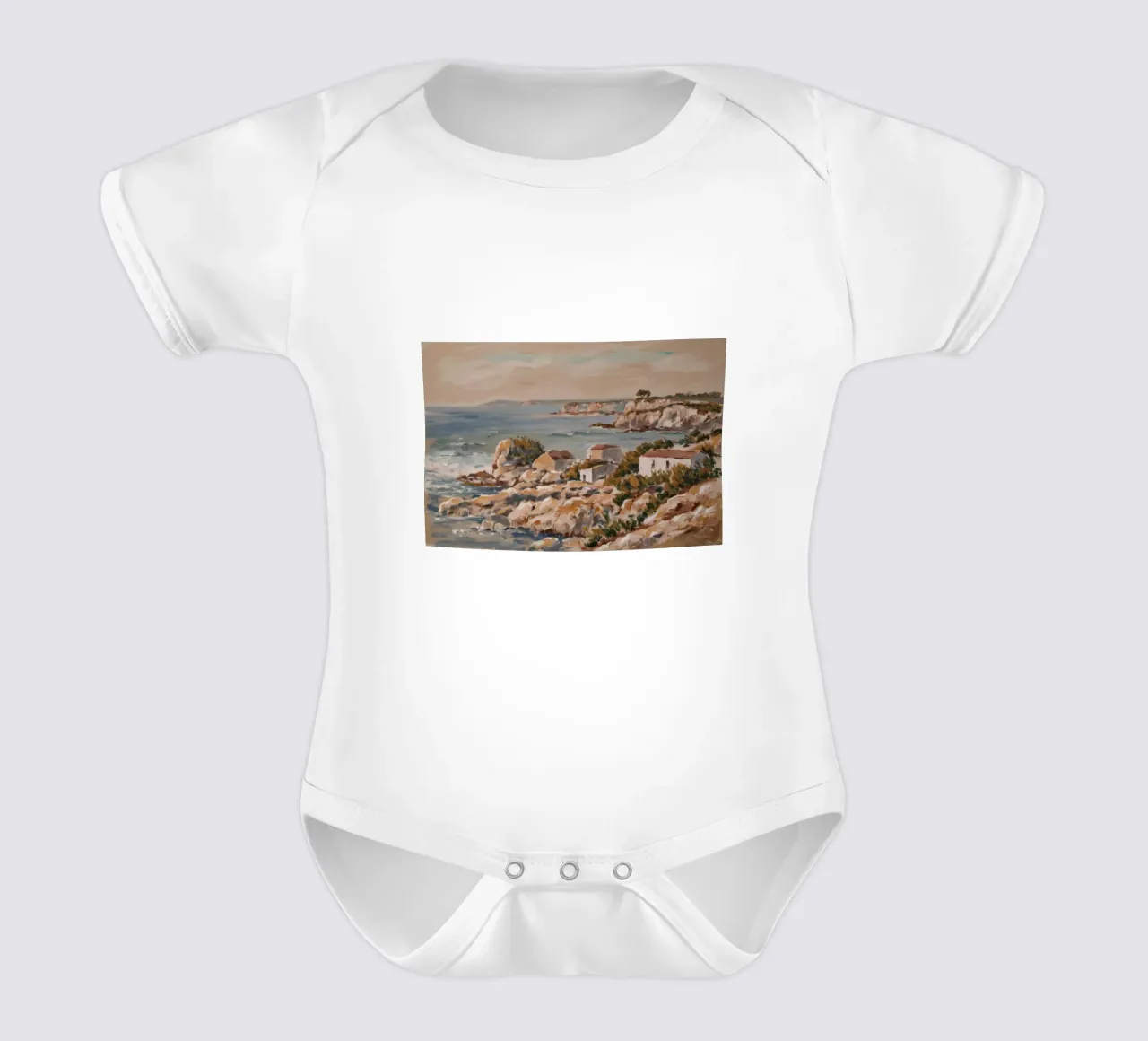 Vue du rivage rocheux body bébé de Angkasa Mist