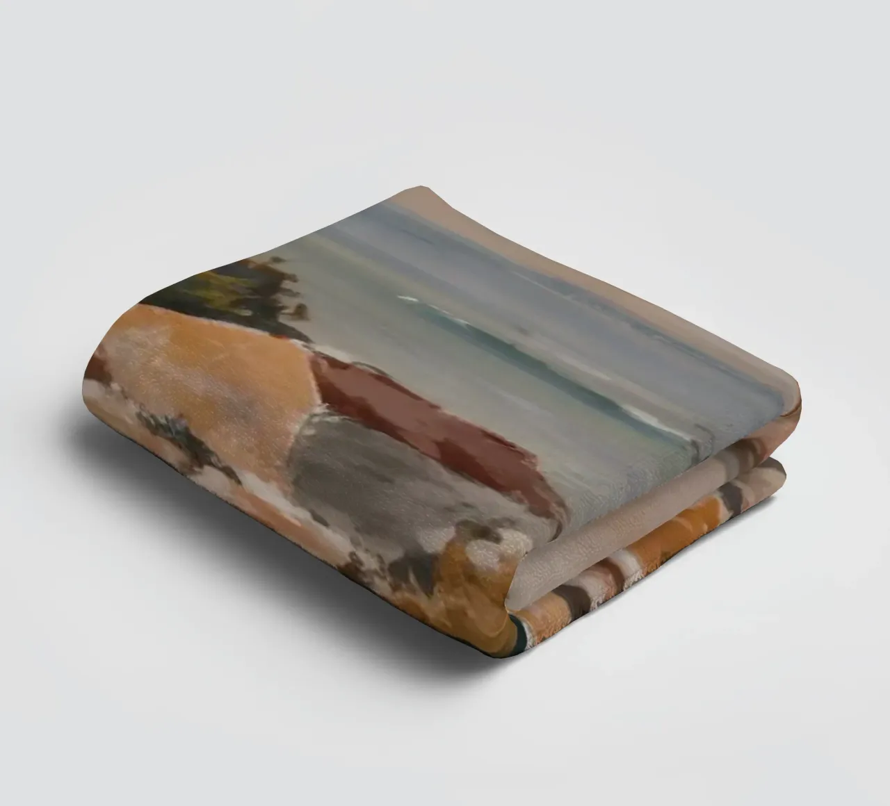 Vue du rivage rocheux serviette de bain de Angkasa Mist