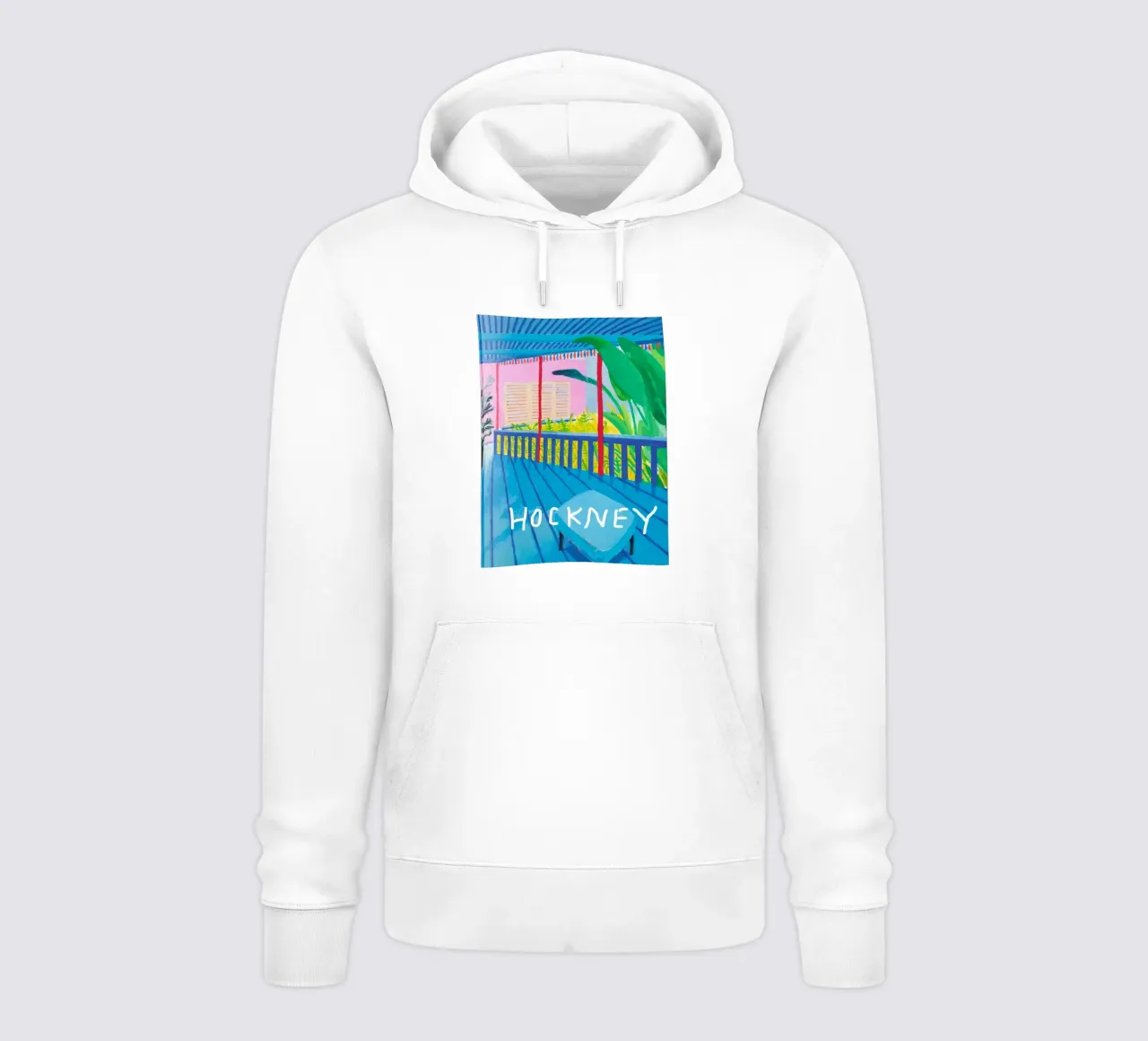 Home page Hockney felpa con cappuccio da KOOL STORE