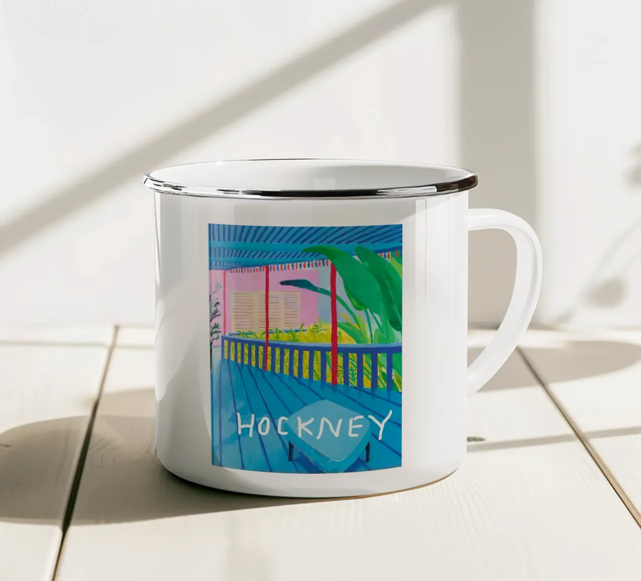 Home page Hockney tazza in smalto da KOOL STORE