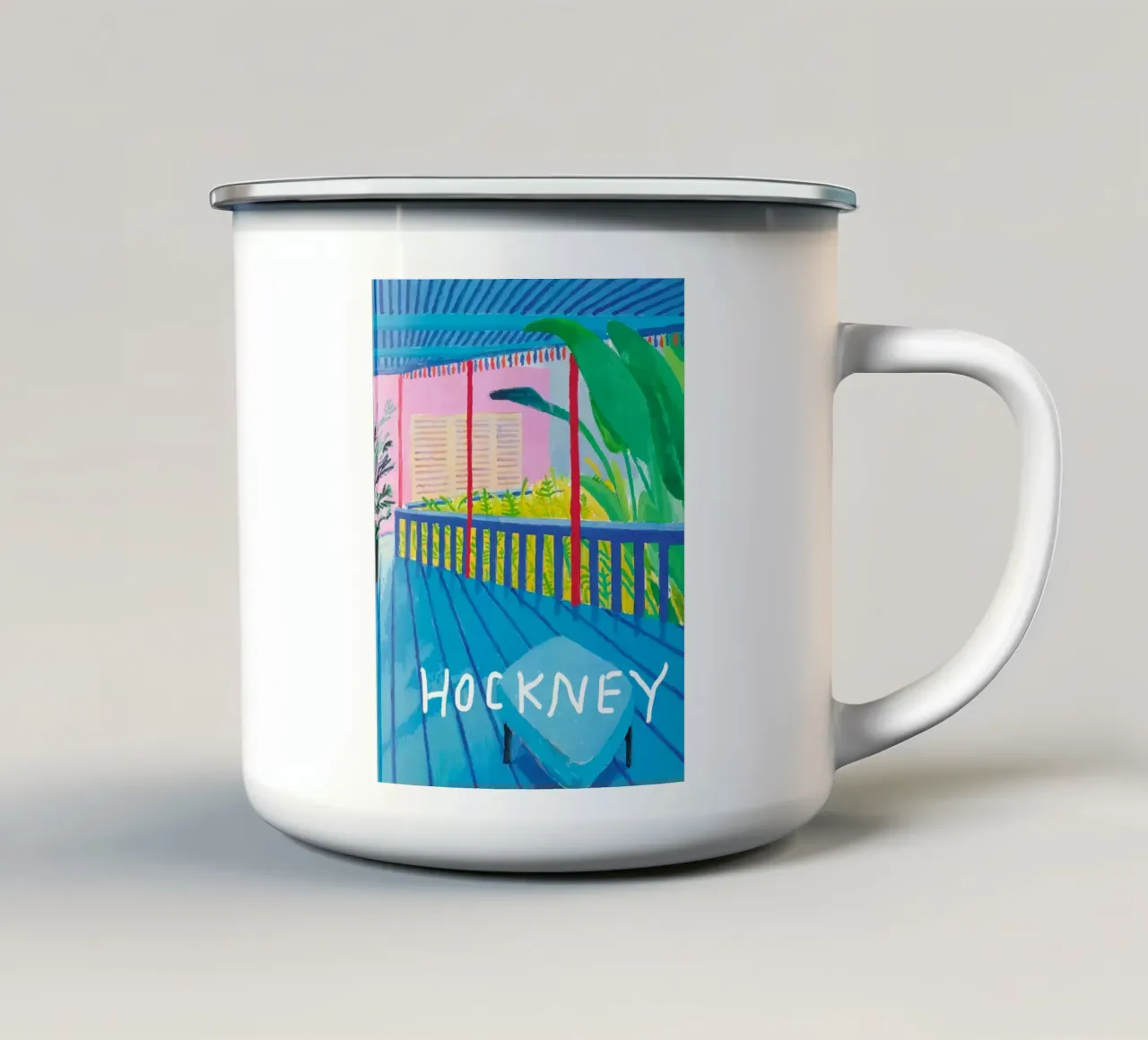 Home page Hockney tazza in smalto da KOOL STORE