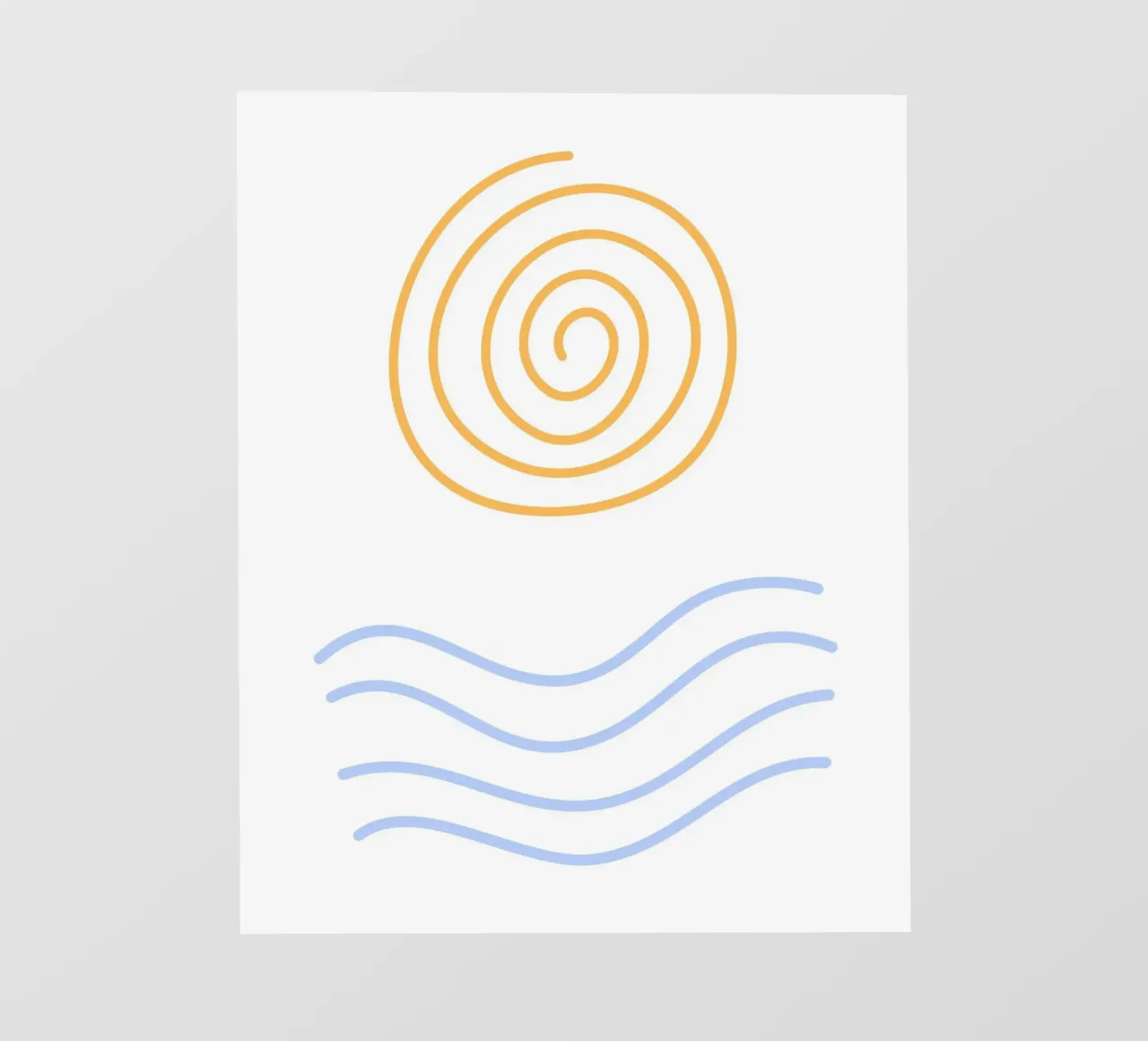nature line art telo in pvc da Creaton