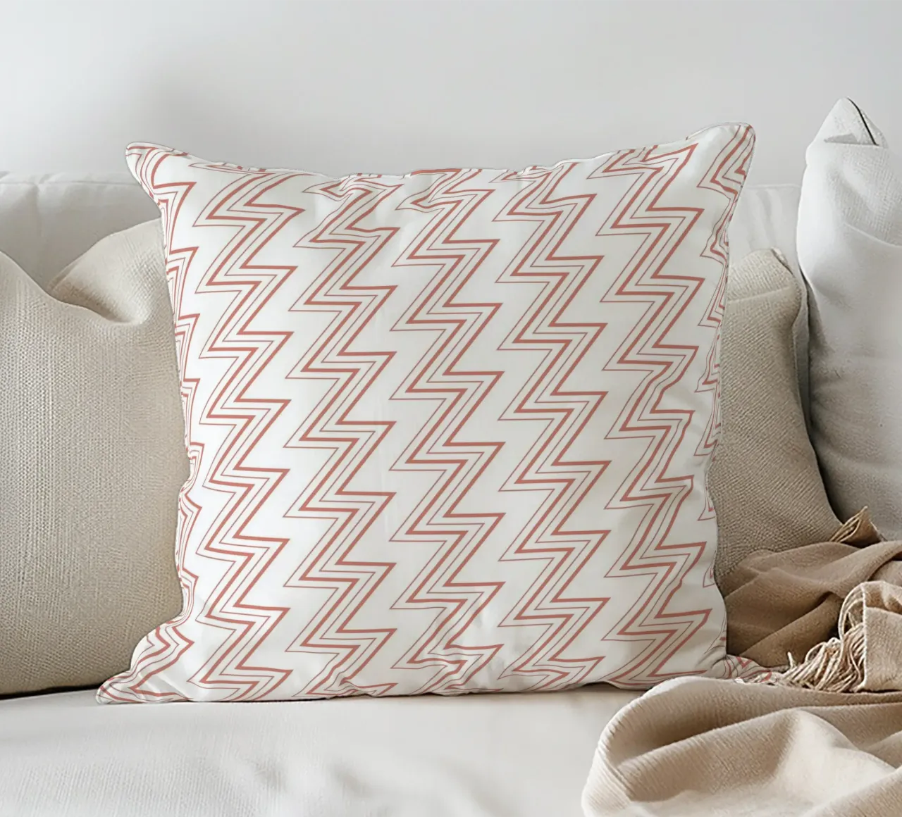 Zigzag Pattern #1 cuscino da kathrinmay