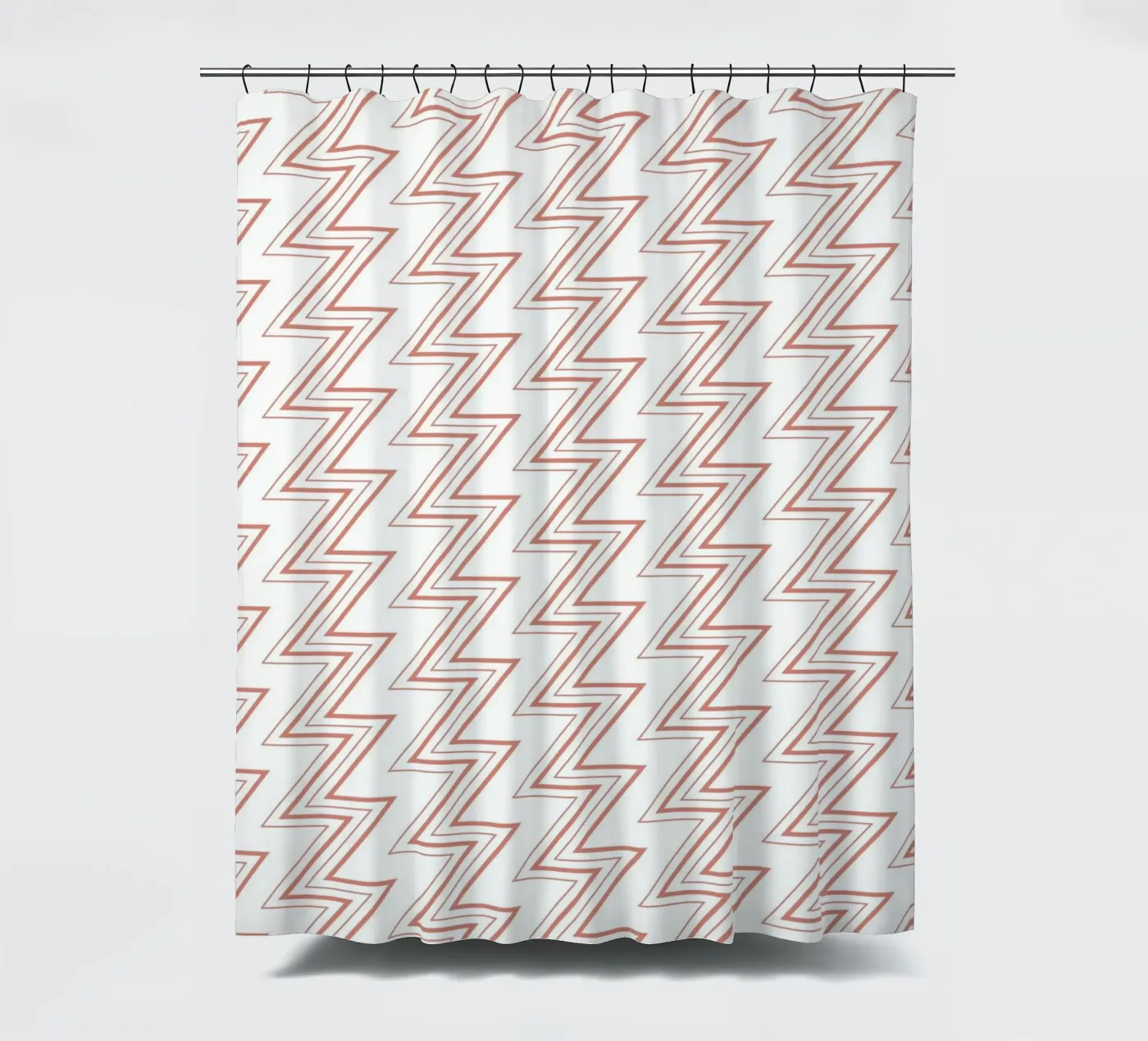 Zigzag Pattern #1 Duschvorhang von kathrinmay