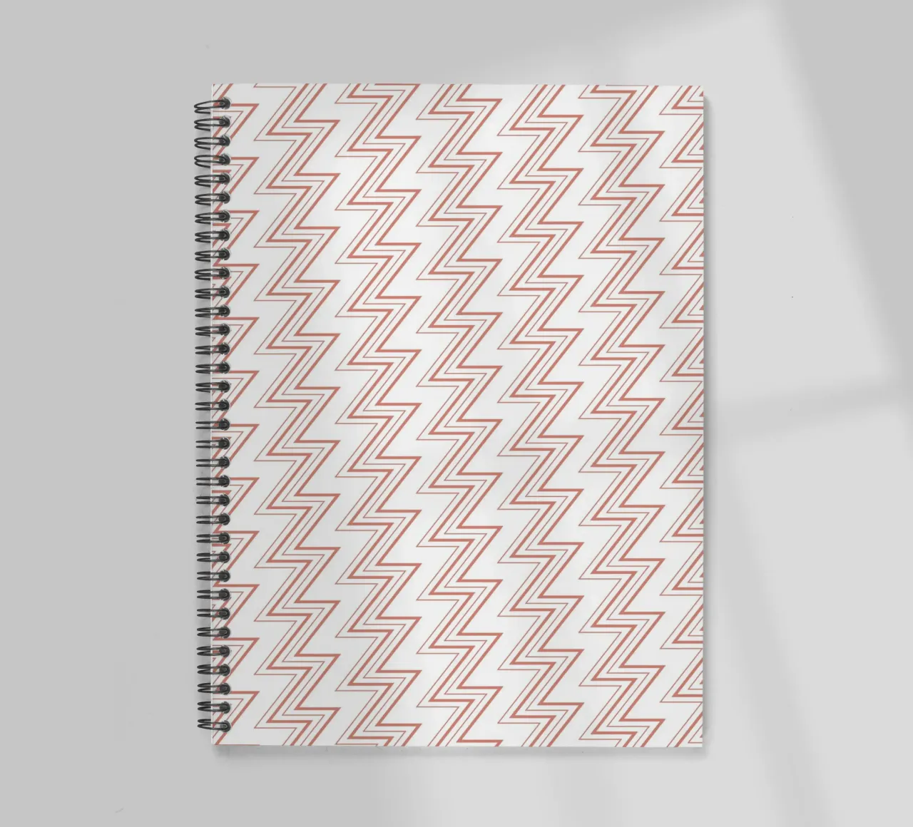 Zigzag Pattern #1 spiral notebook by kathrinmay
