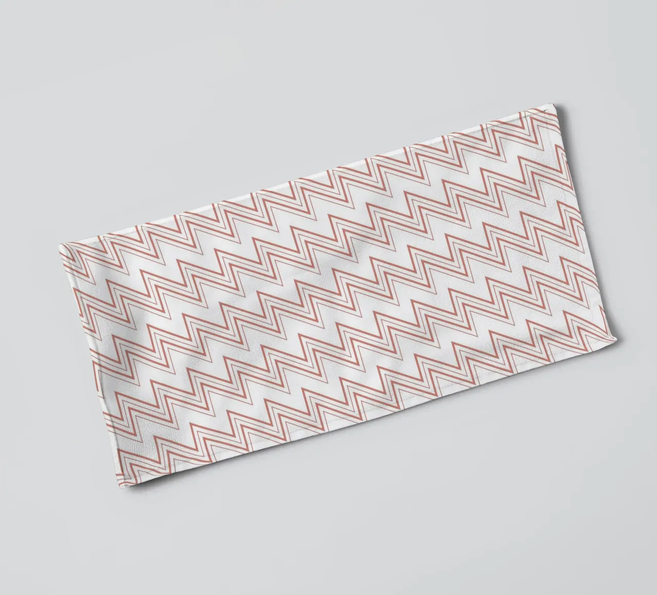 Zigzag Pattern #1 badhanddoek van kathrinmay