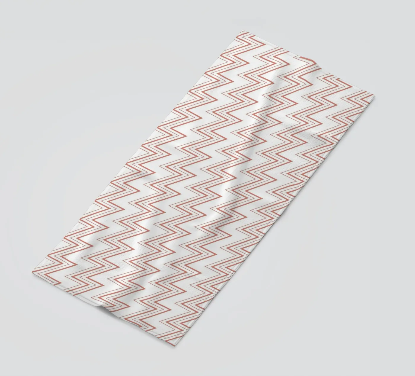 Zigzag Pattern #1 beach towel by kathrinmay