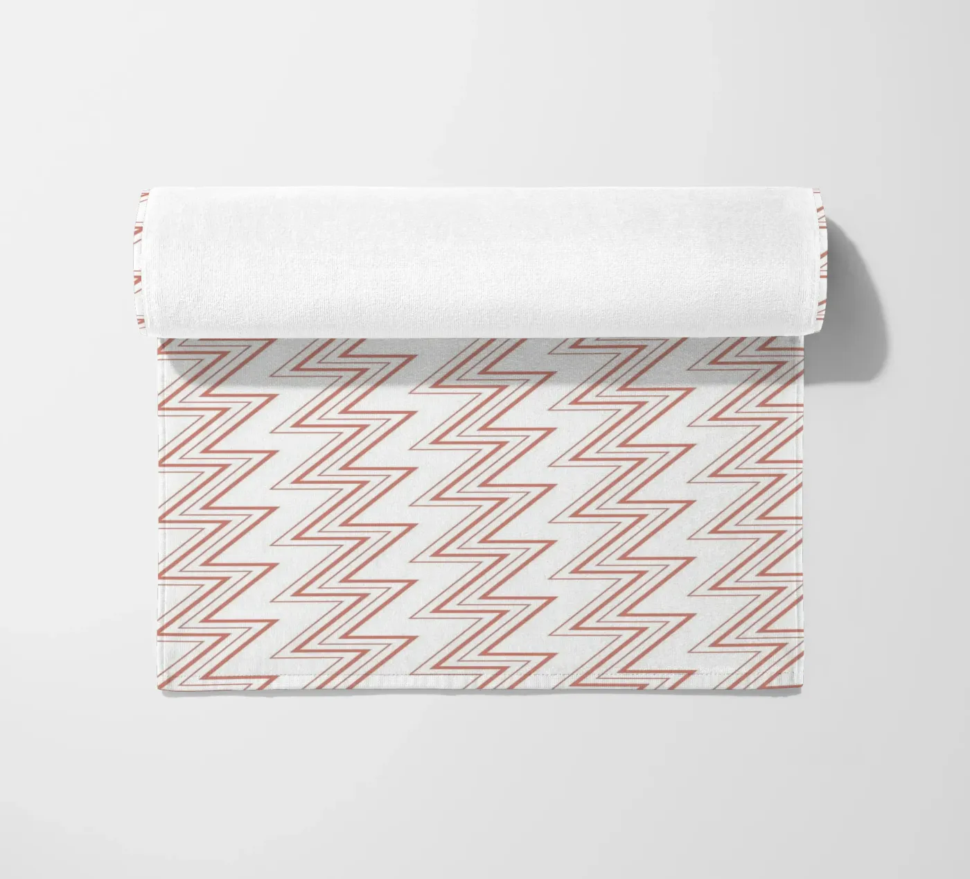 Zigzag Pattern #1 beach towel by kathrinmay
