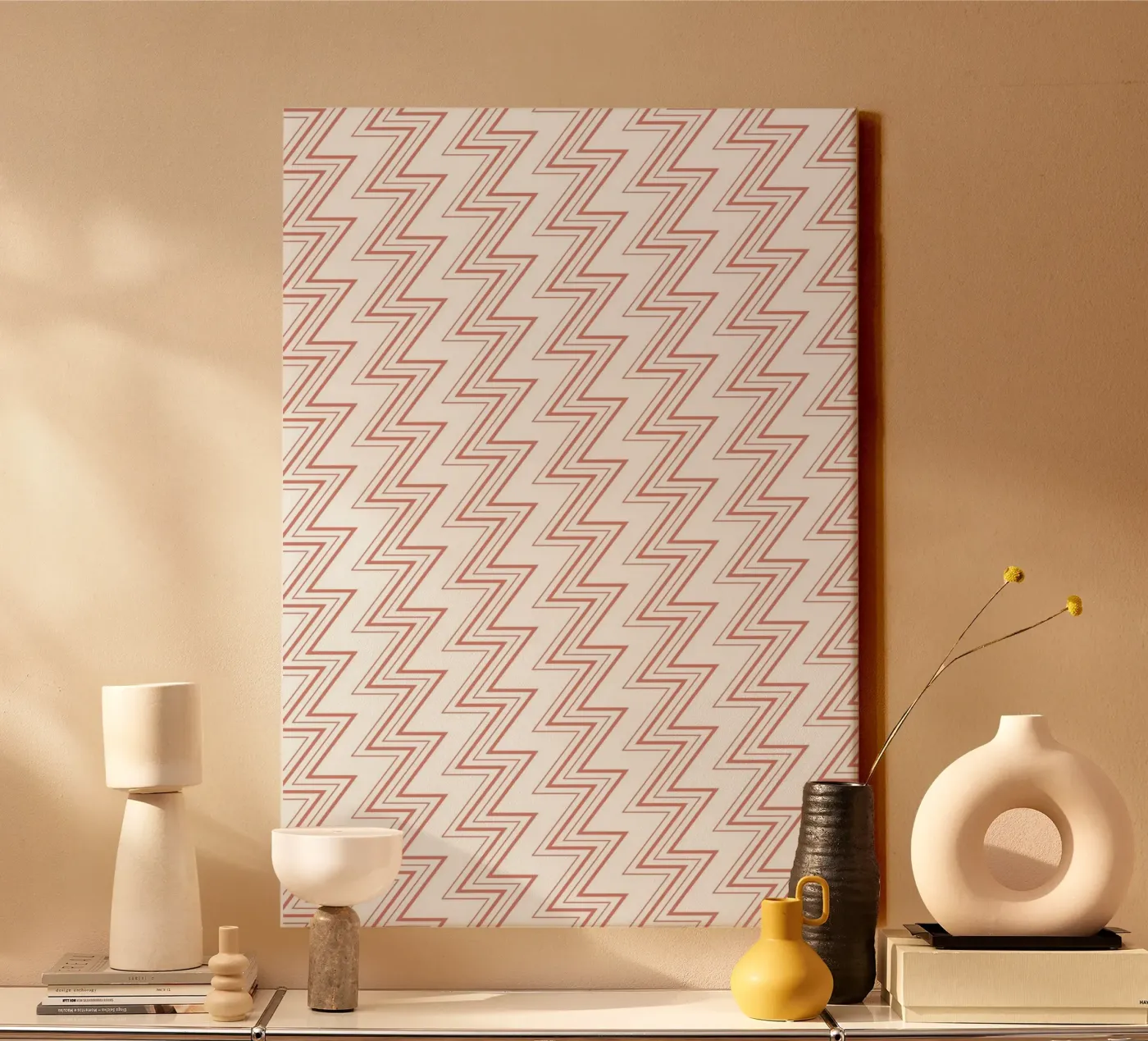 Zigzag Pattern #1 canvas by kathrinmay