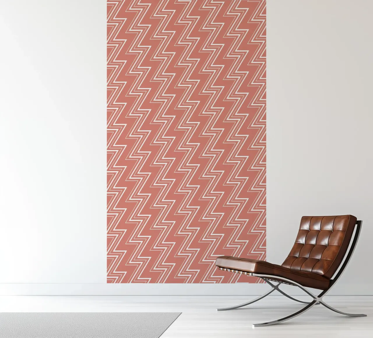 Zigzag Pattern #2 papel para pared de kathrinmay