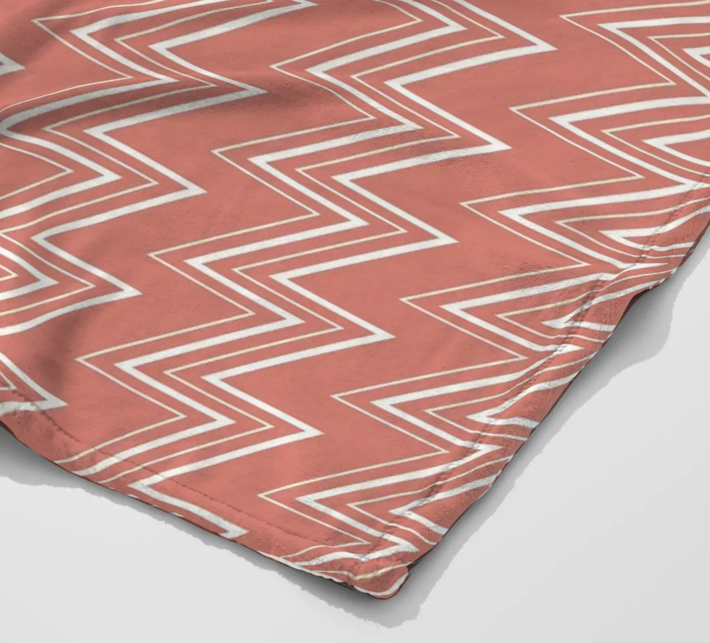 Zigzag Pattern #2 fleecedeken van kathrinmay