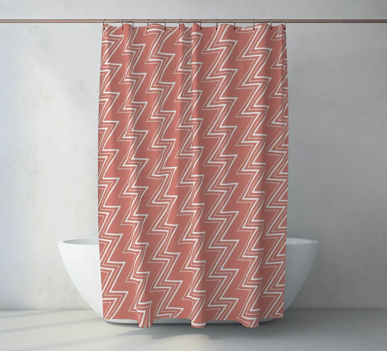 Zigzag Pattern #2 douchegordijn van kathrinmay