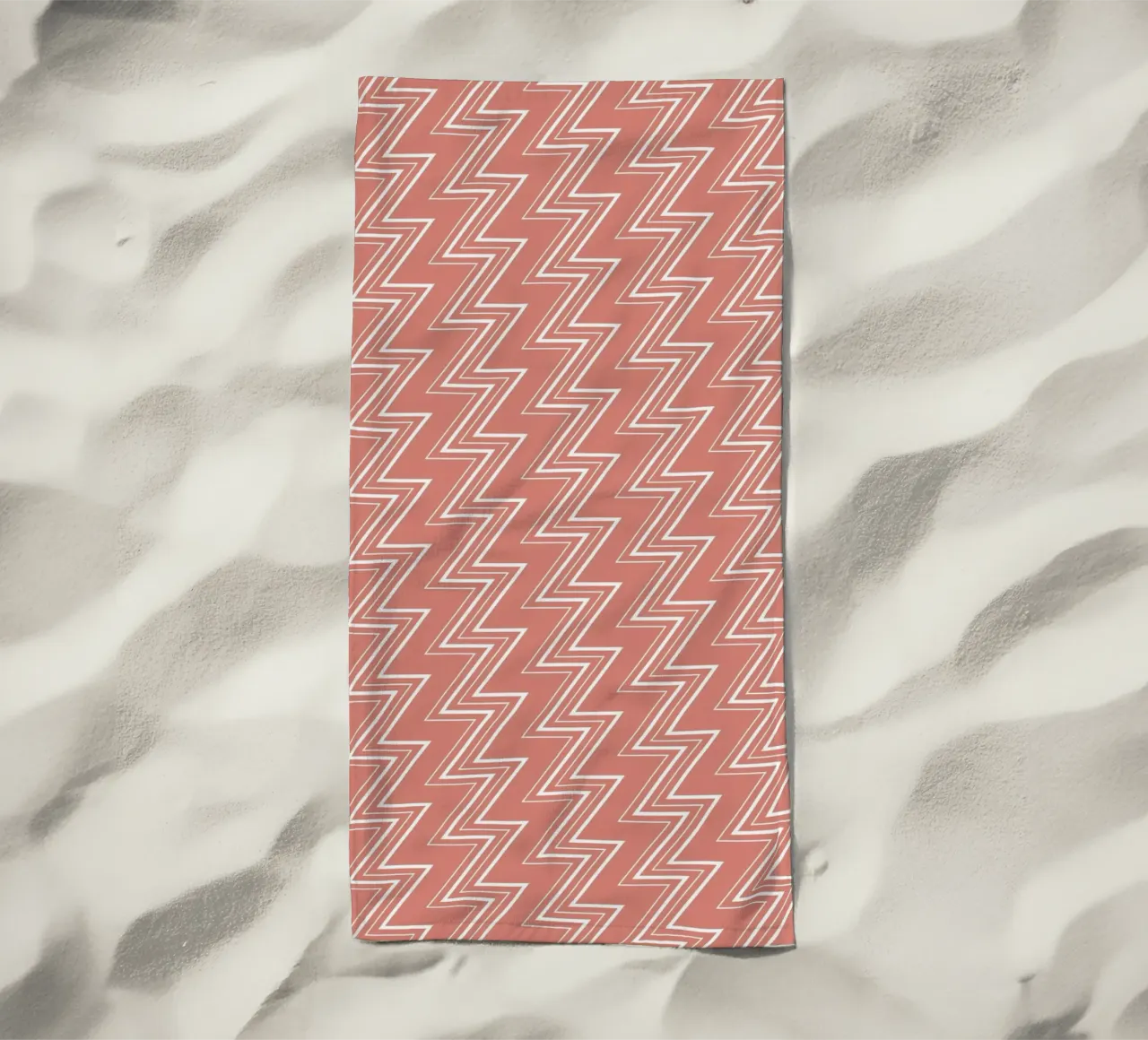 Zigzag Pattern #2 strandhanddoek van kathrinmay