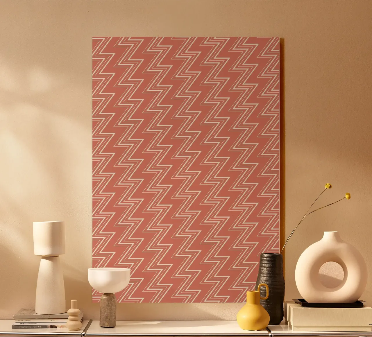 Zigzag Pattern #2 alluminio dibond da kathrinmay