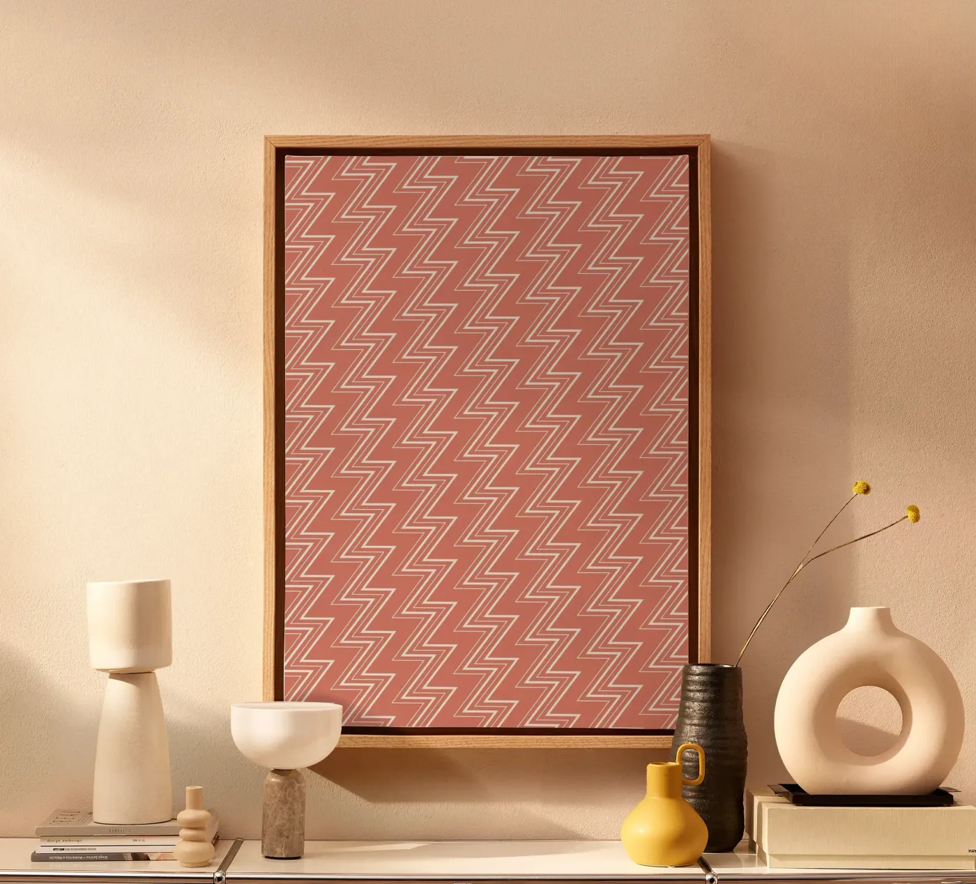 Zigzag Pattern #2 Leinwand von kathrinmay