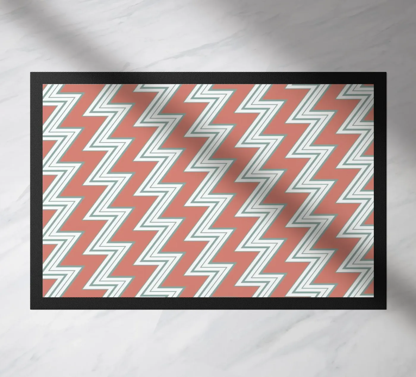 Zigzag Pattern #3 Fußmatte von kathrinmay