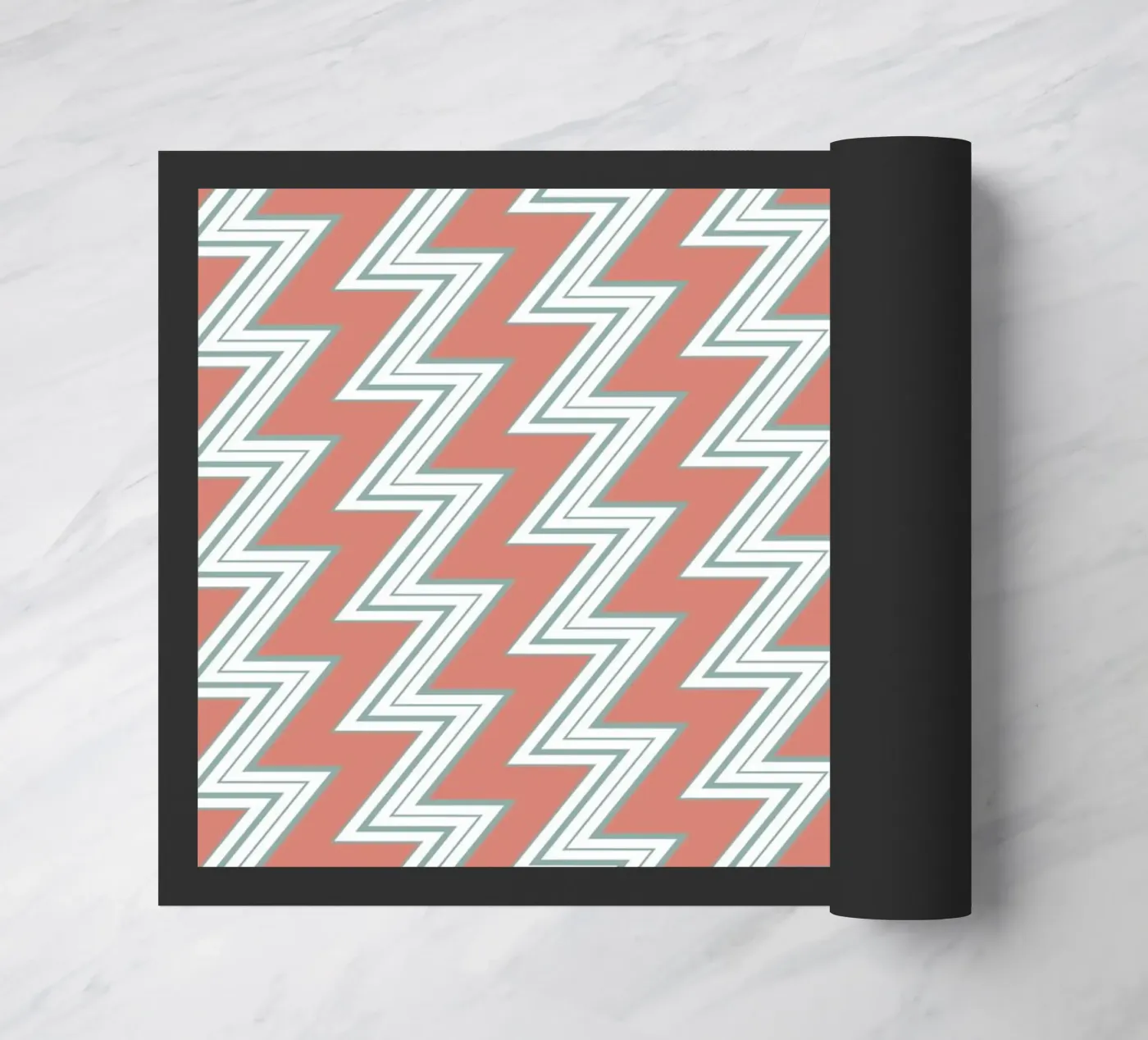 Zigzag Pattern #3 Fußmatte von kathrinmay