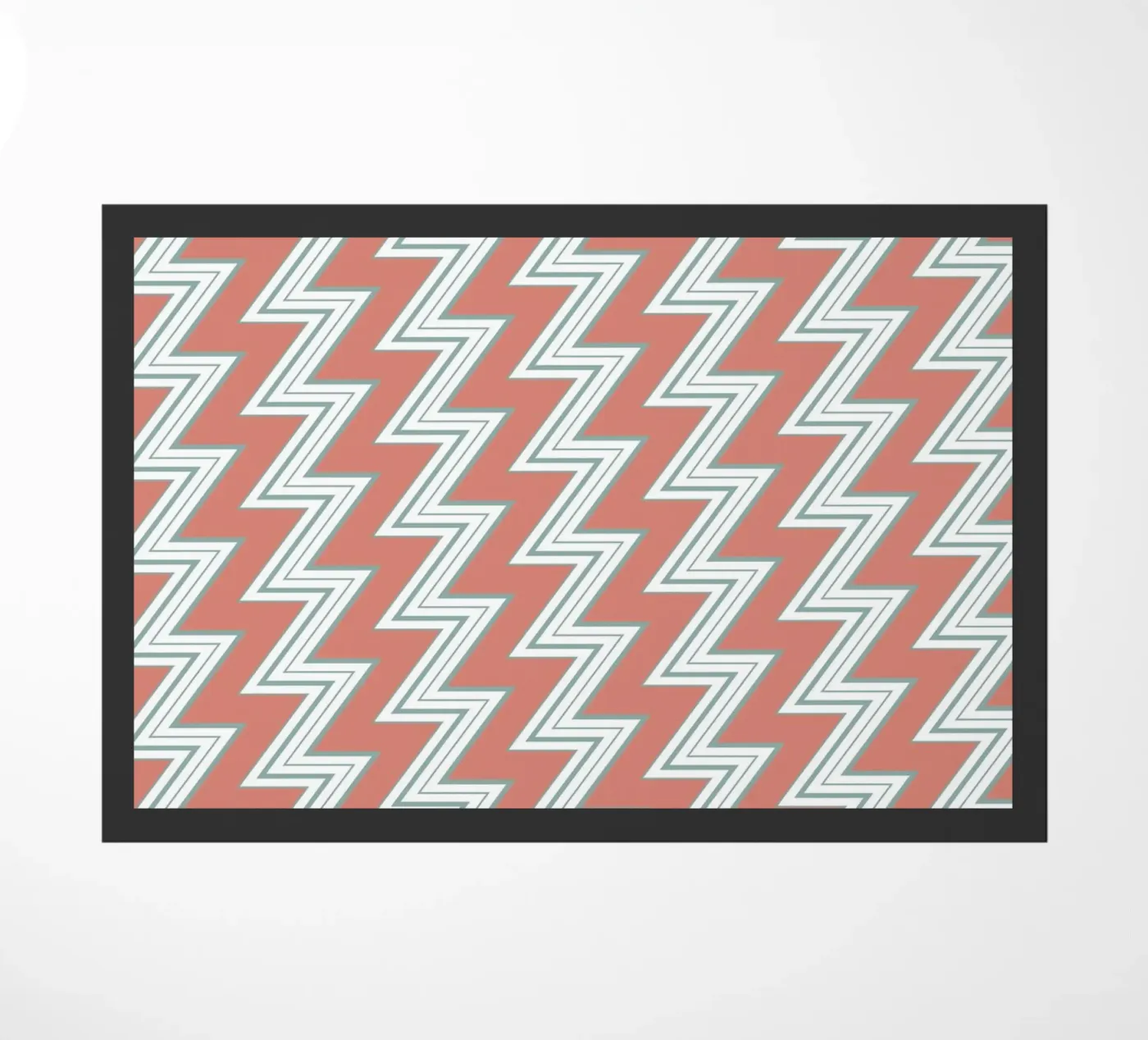 Zigzag Pattern #3 Fußmatte von kathrinmay
