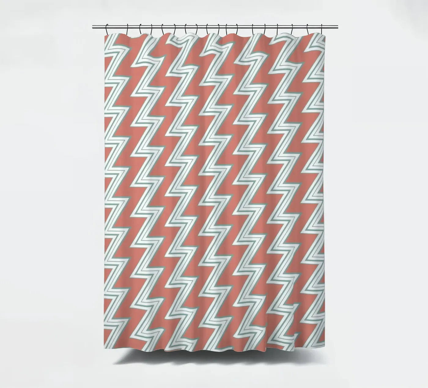 Zigzag Pattern #3 tenda da doccia da kathrinmay