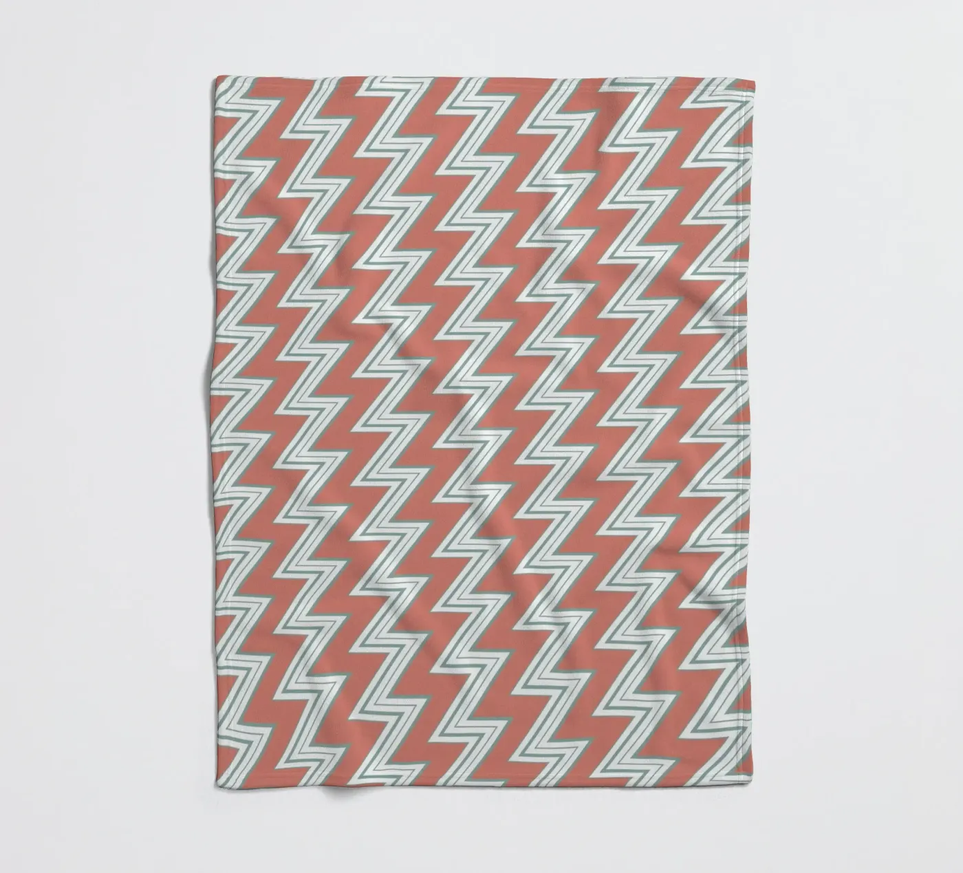 Zigzag Pattern #3 coperta in pile da kathrinmay