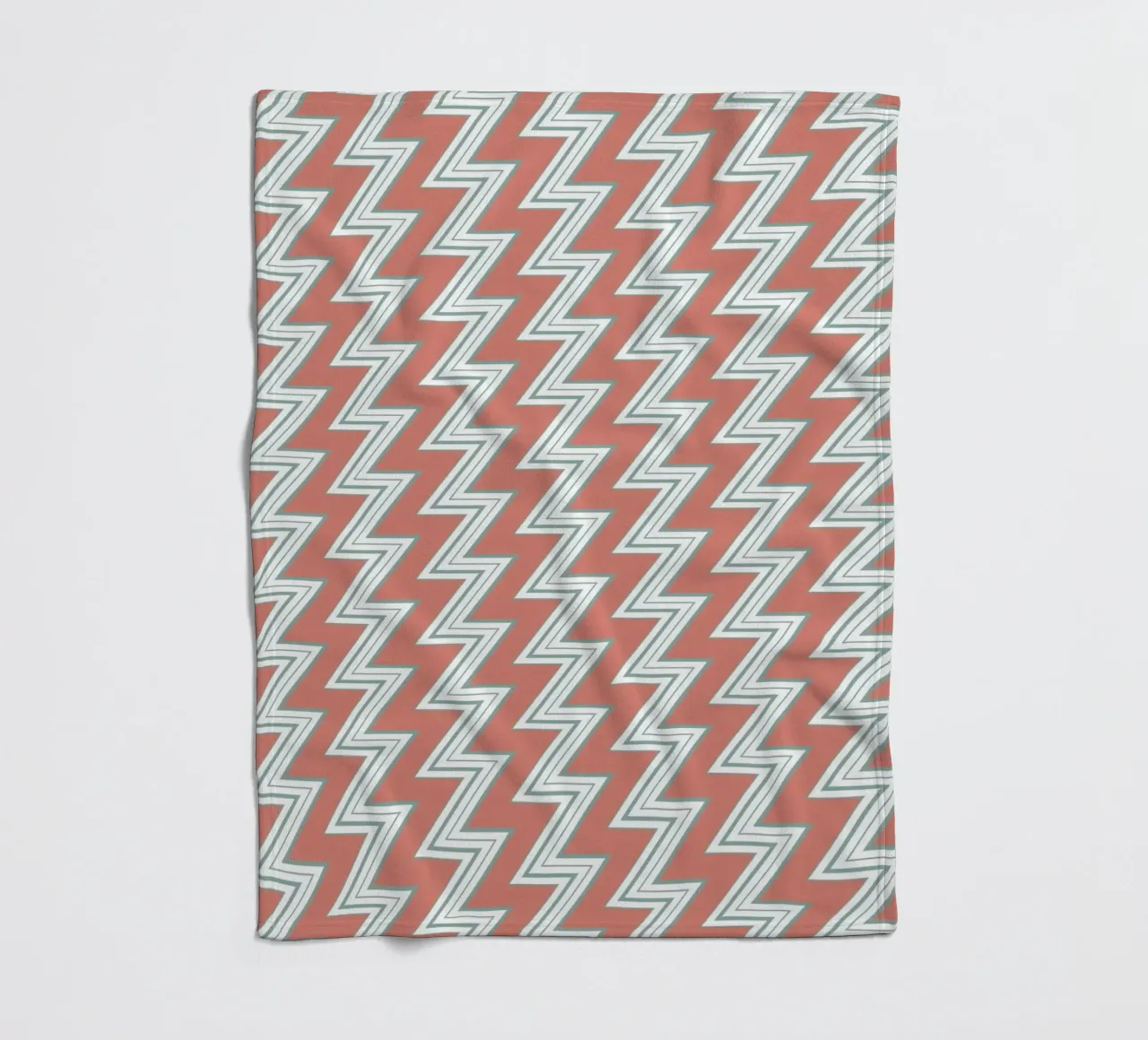 Zigzag Pattern #3 fleecedeken van kathrinmay