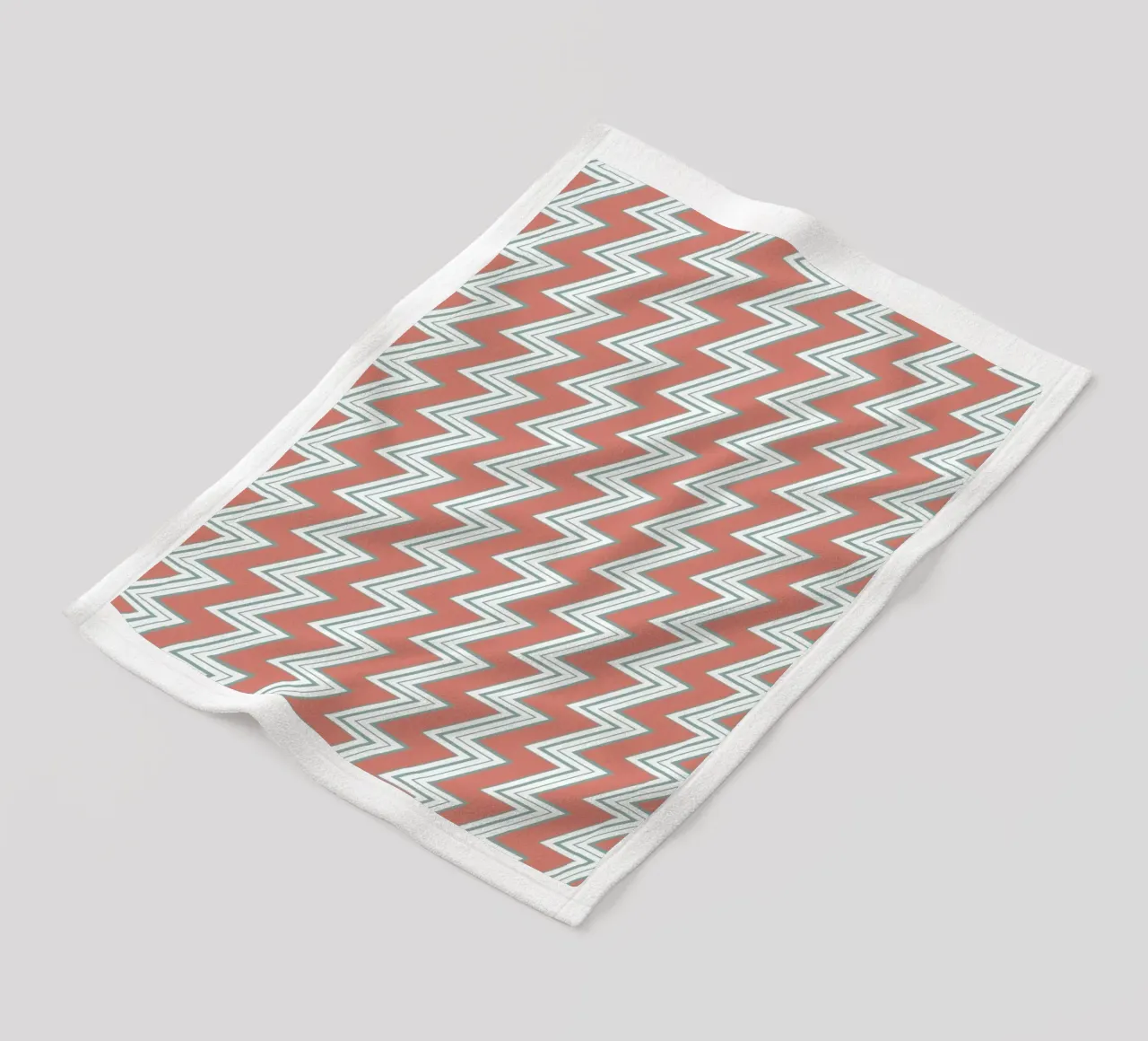 Zigzag Pattern #3 fleecedeken van kathrinmay