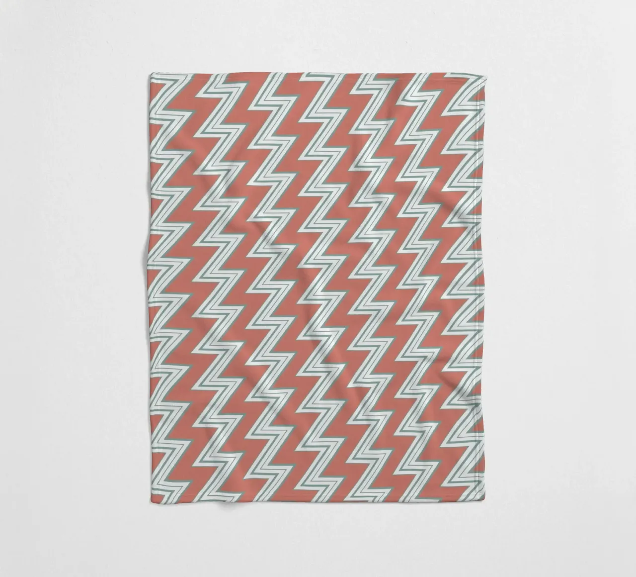 Zigzag Pattern #3 fleecedeken van kathrinmay