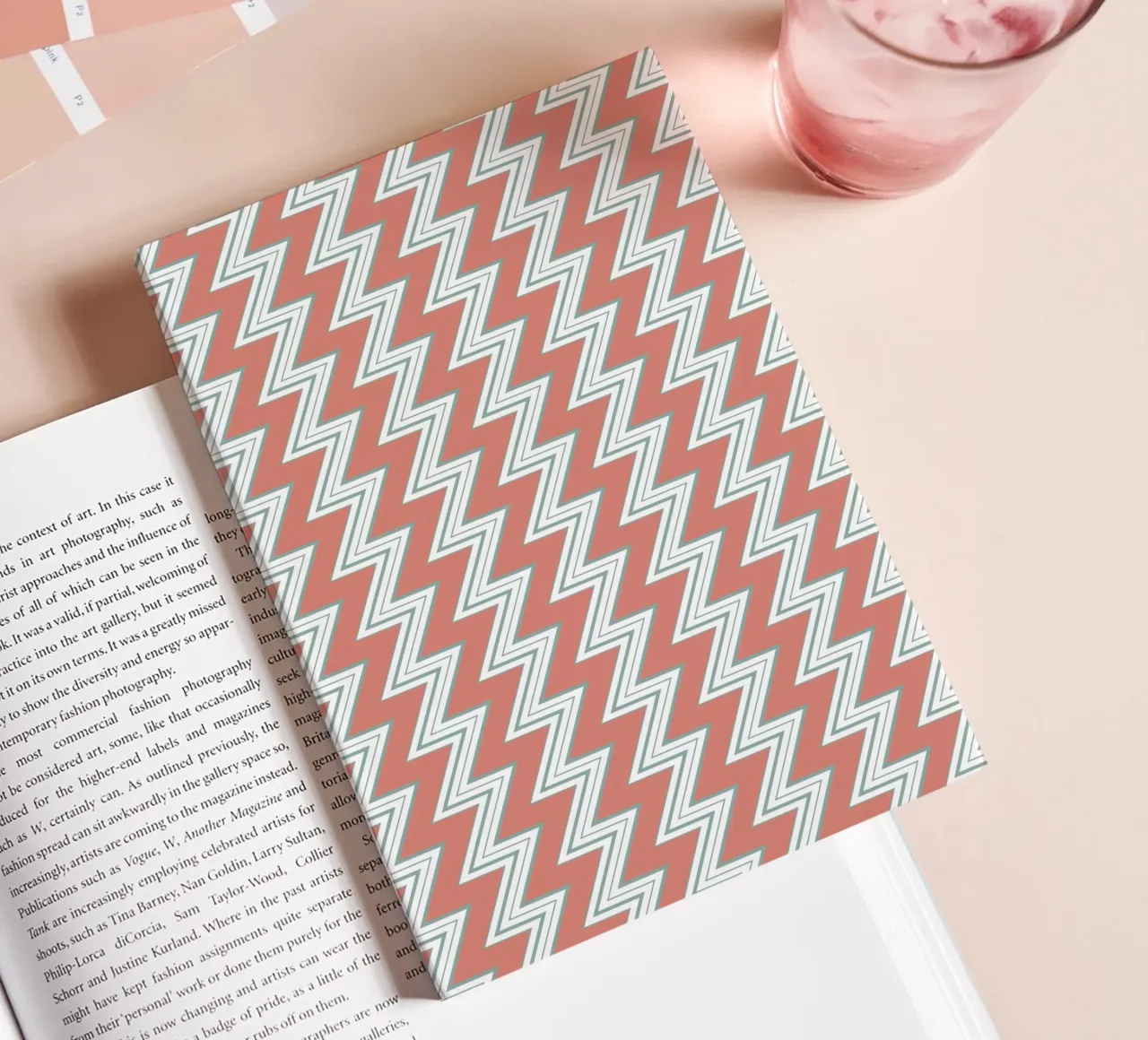 Zigzag Pattern #3 notebook by kathrinmay