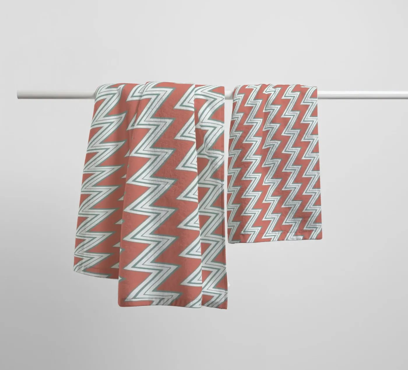 Zigzag Pattern #3 towel by kathrinmay