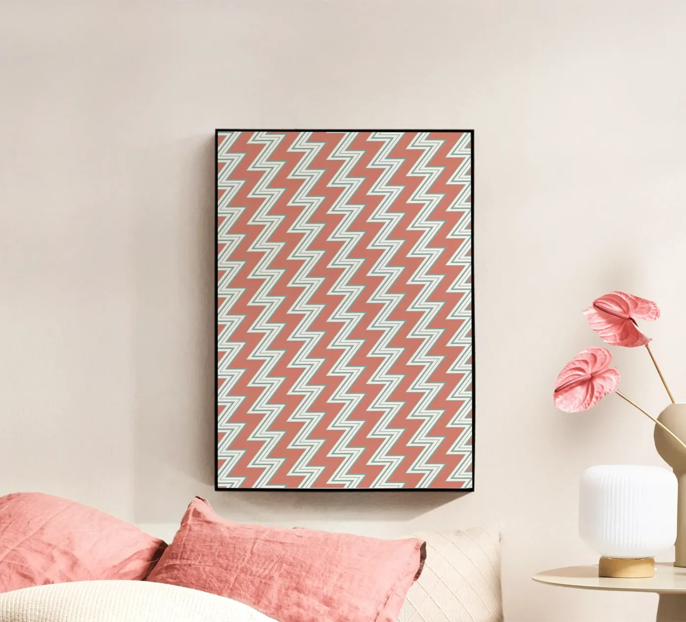 Zigzag Pattern #3 acryl van kathrinmay