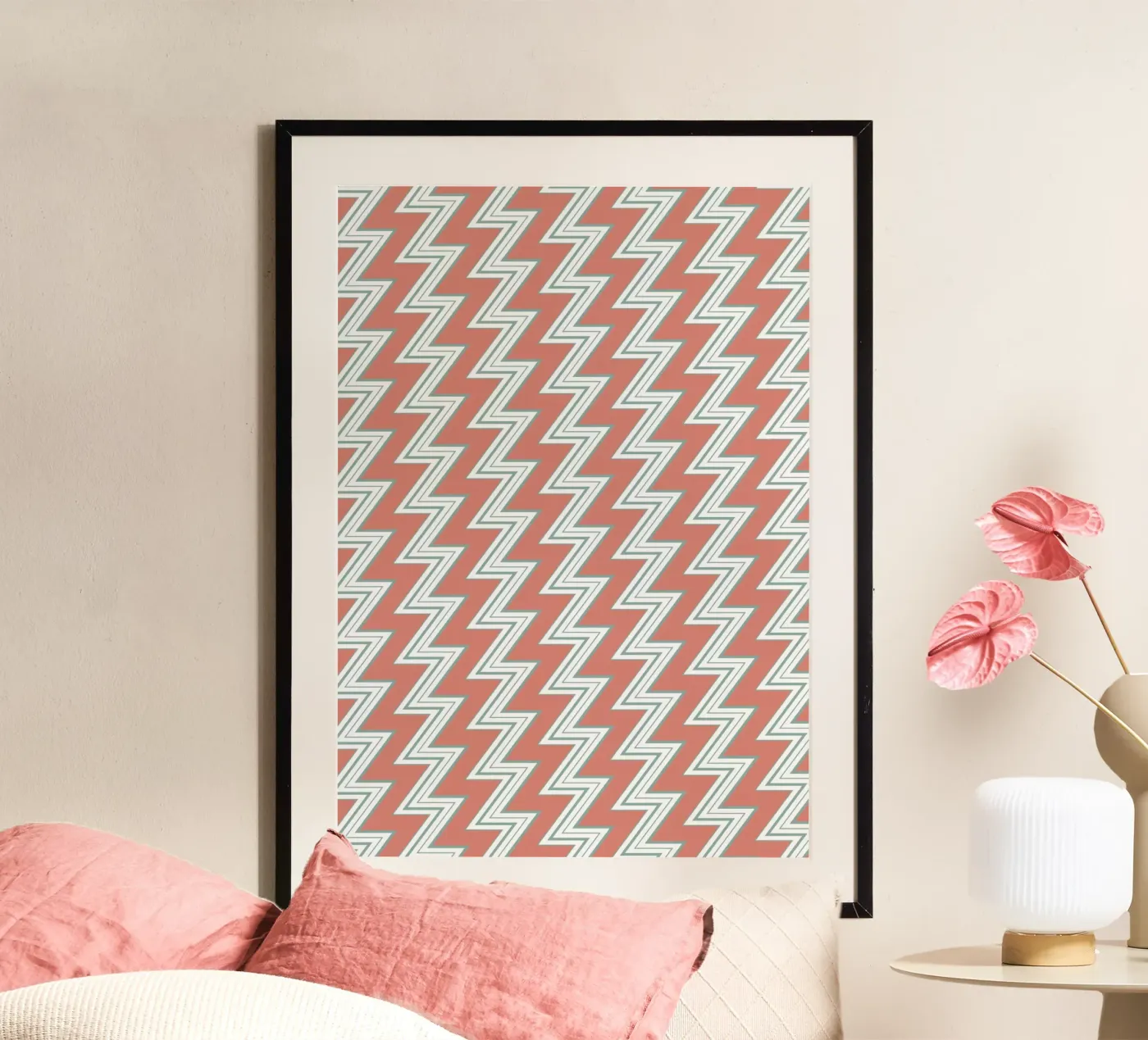 Zigzag Pattern #3 poster van kathrinmay