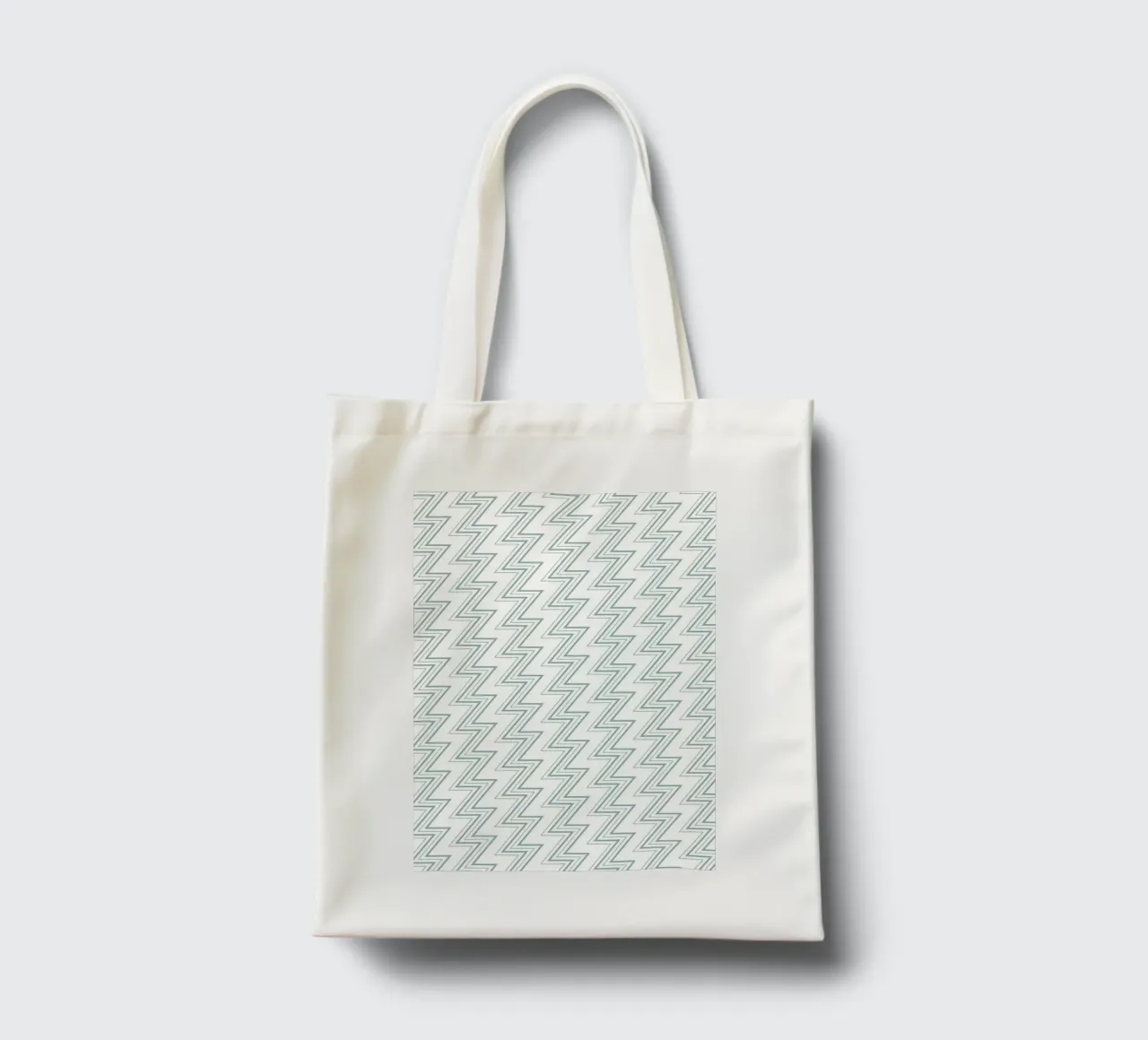 Zigzag Pattern #4 borsa in juta da kathrinmay