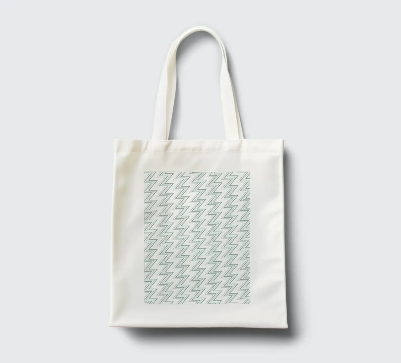 Zigzag Pattern #4 borsa in juta da kathrinmay