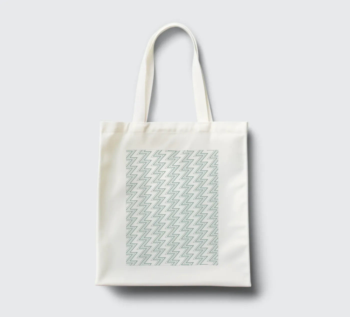 Zigzag Pattern #4 Jutebeutel von kathrinmay
