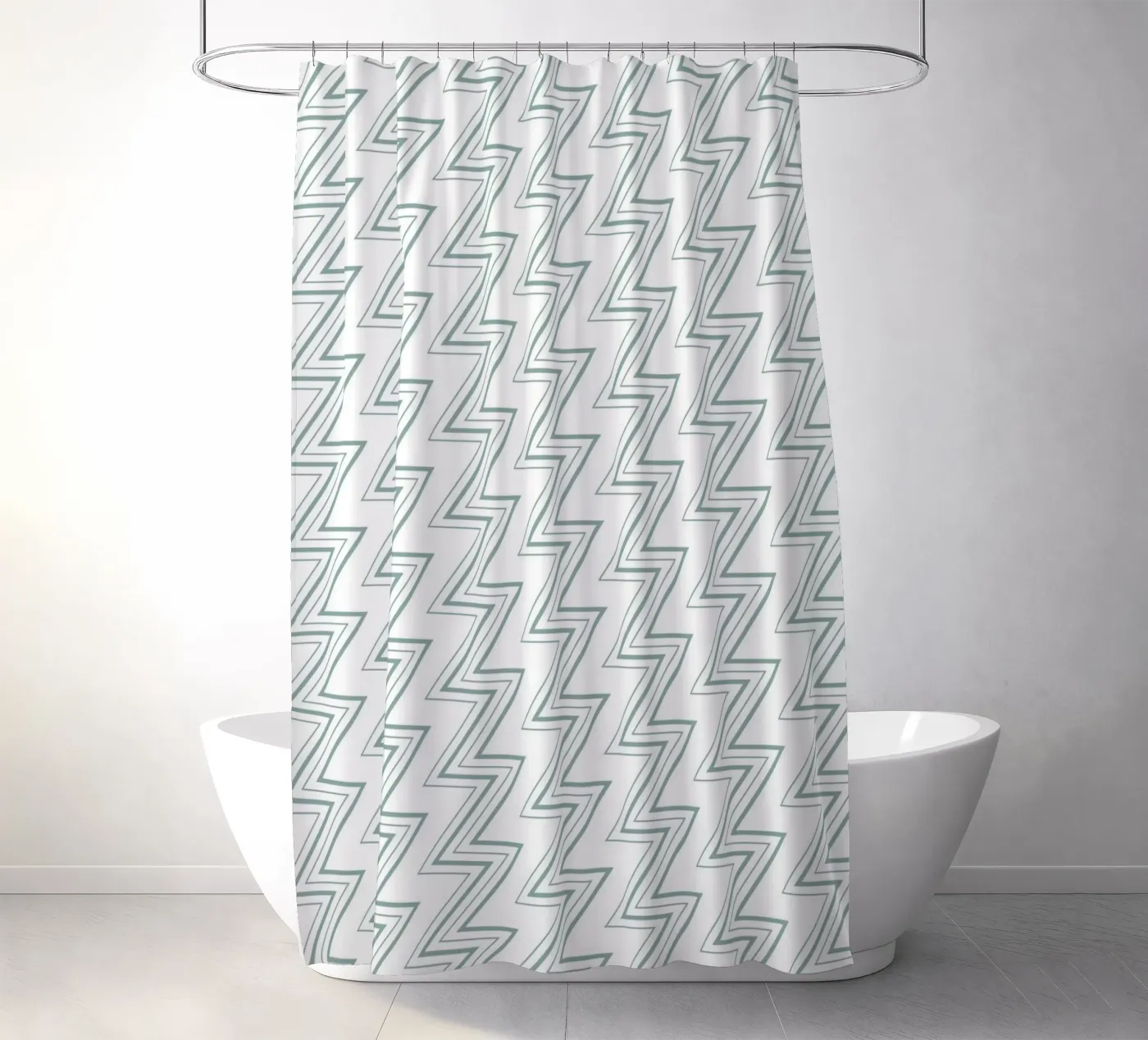 Zigzag Pattern #4 Duschvorhang von kathrinmay