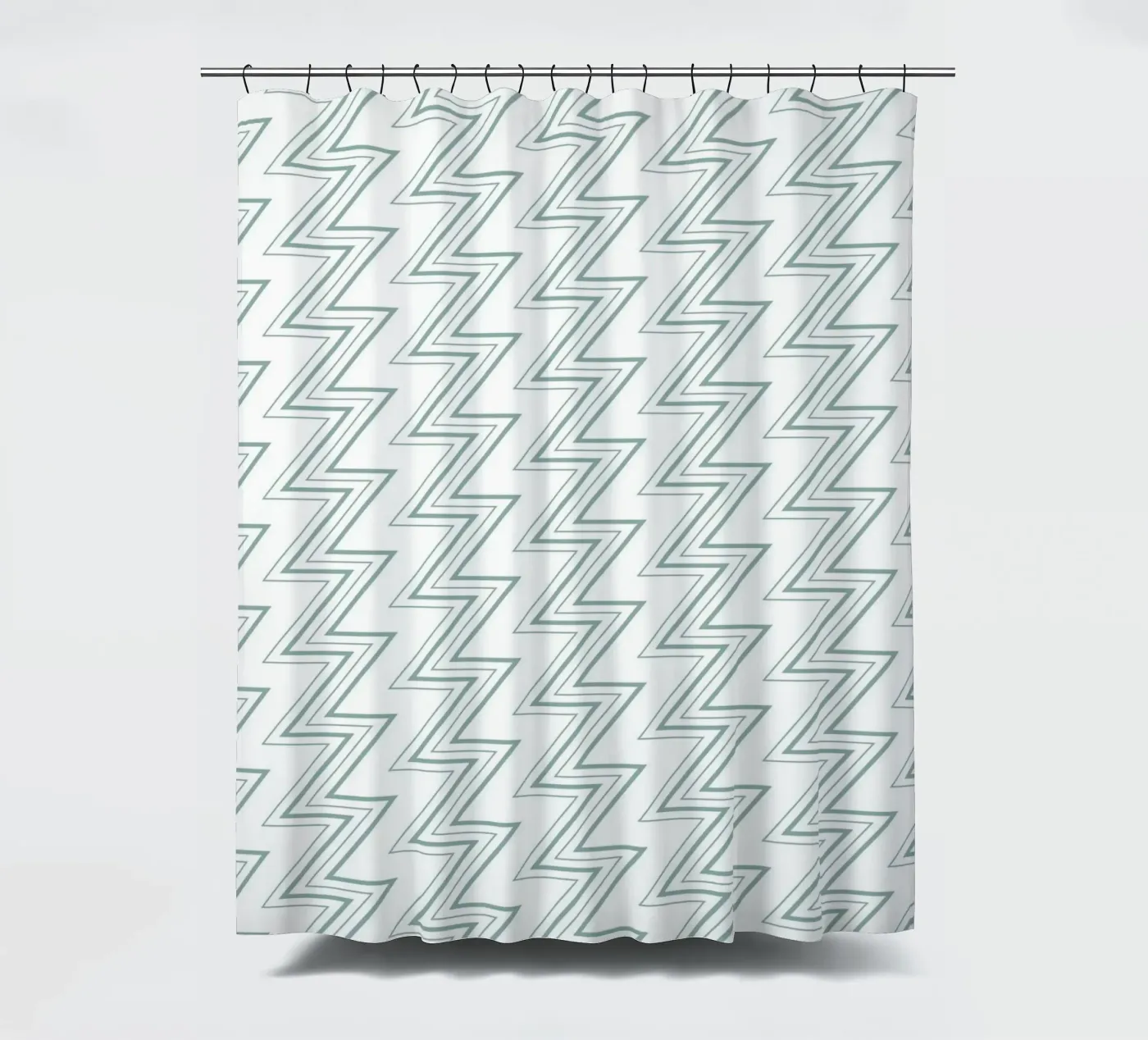 Zigzag Pattern #4 Duschvorhang von kathrinmay