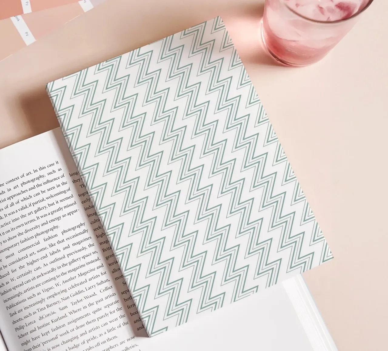Zigzag Pattern #4 notebook by kathrinmay