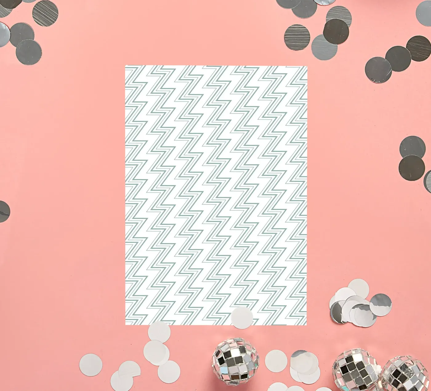 Zigzag Pattern #4 sticker van kathrinmay