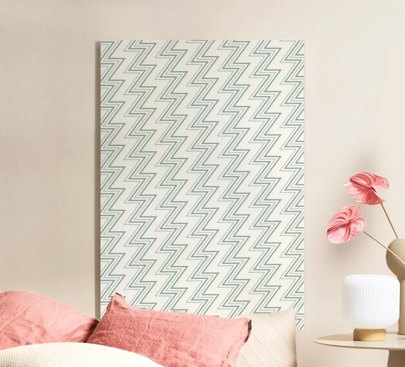 Zigzag Pattern #4 acryl van kathrinmay
