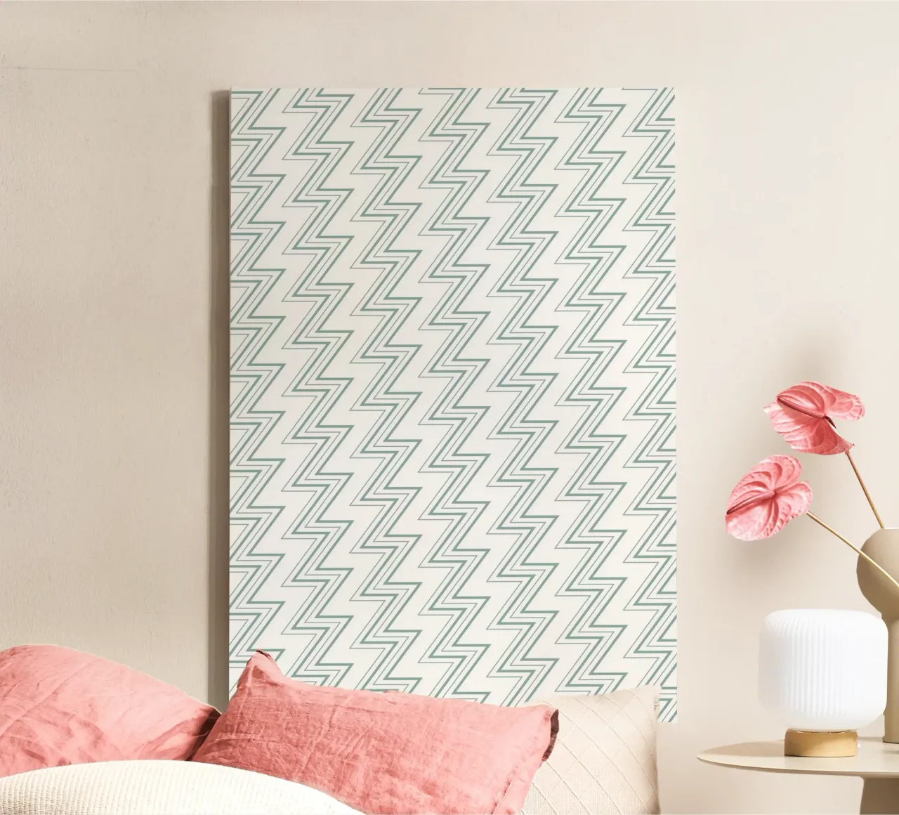 Zigzag Pattern #4 canvas van kathrinmay