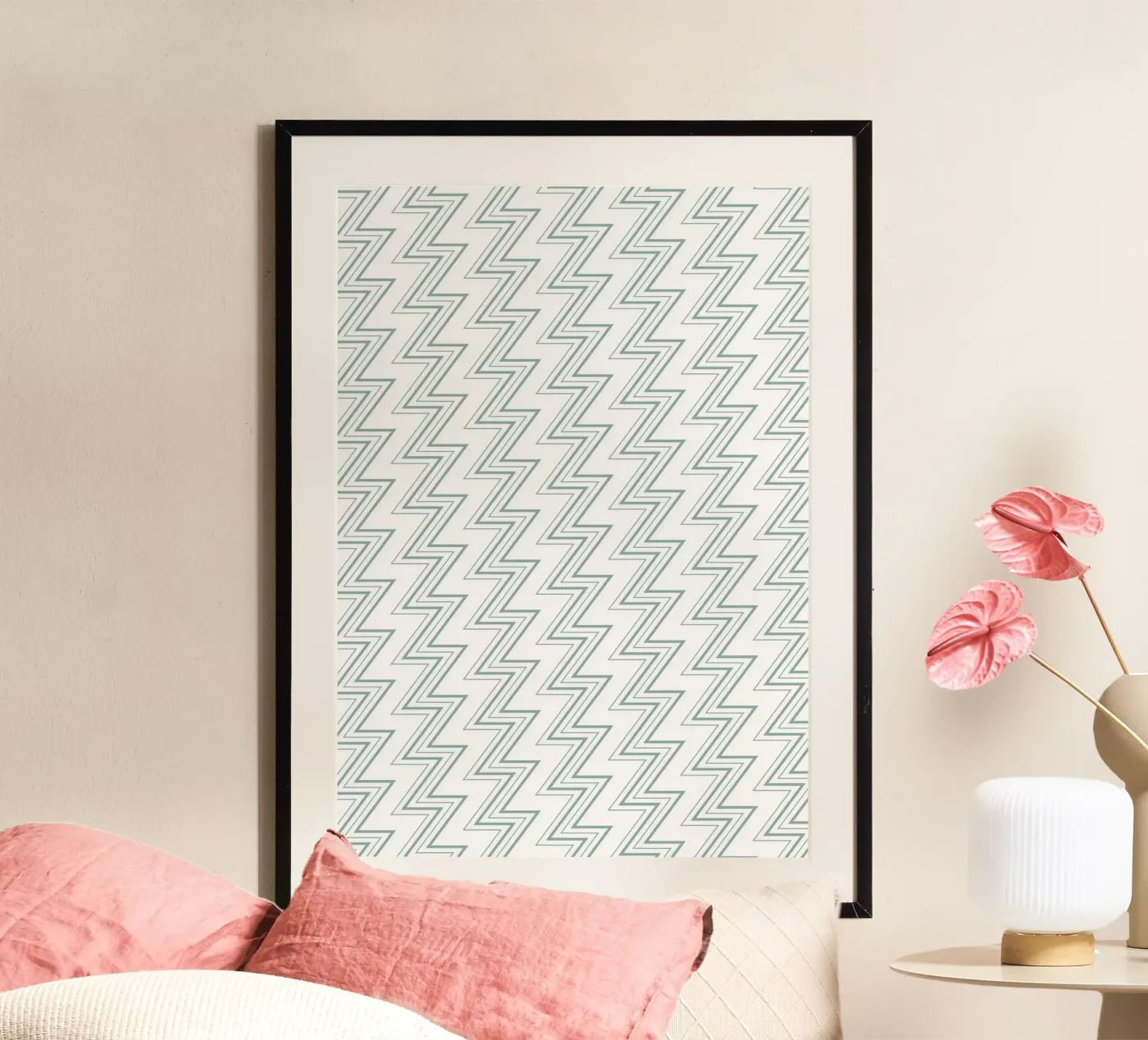 Zigzag Pattern #4 poster van kathrinmay