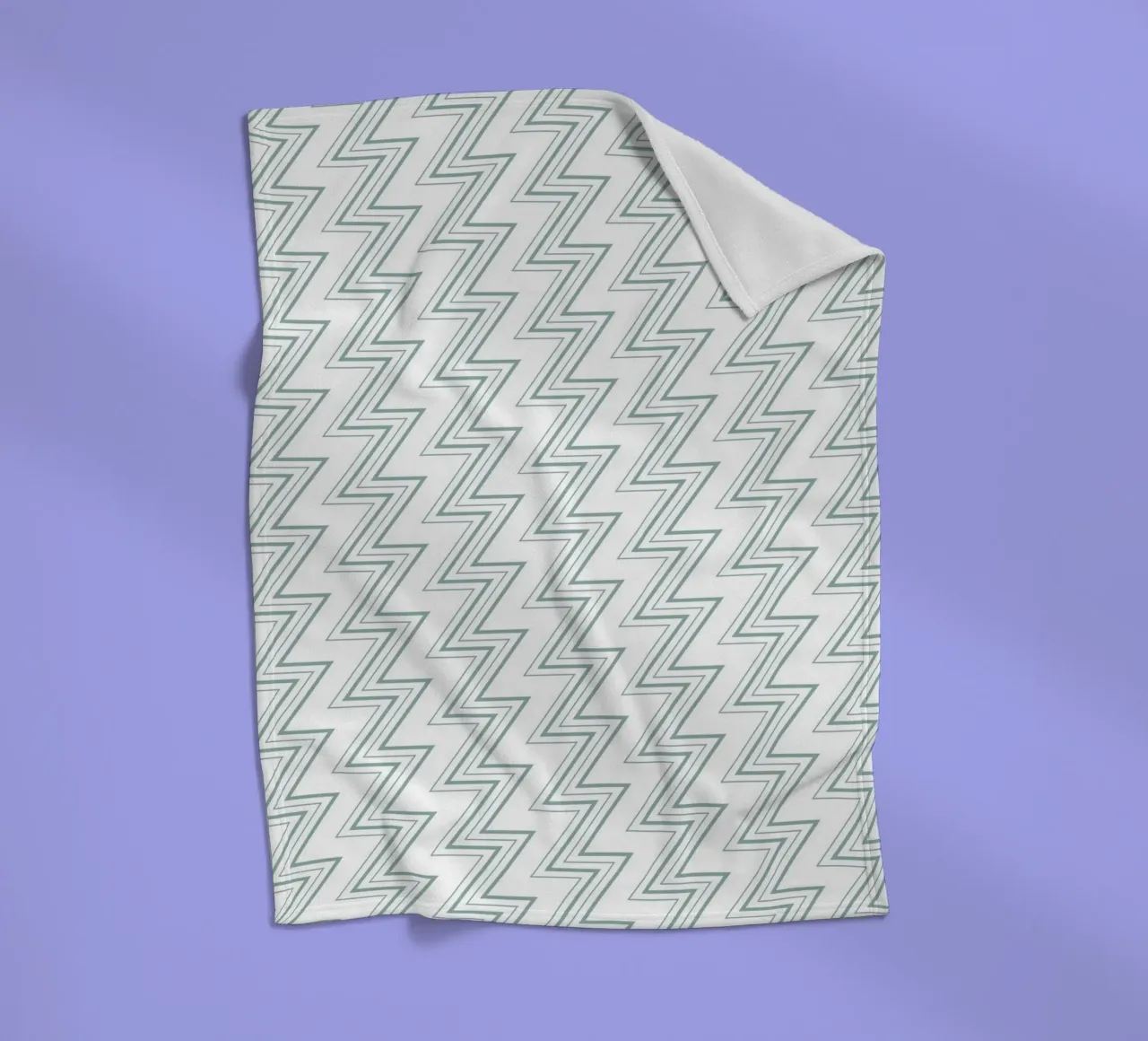 Zigzag Pattern #4 coperta in pile da kathrinmay